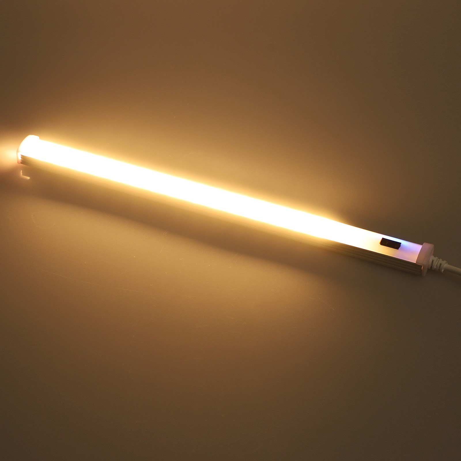 MUPOO LED Unterbauleuchte Unterbauleuchte Küche LED mit Bewegungsmelder, Schrankbeleuchtung USB