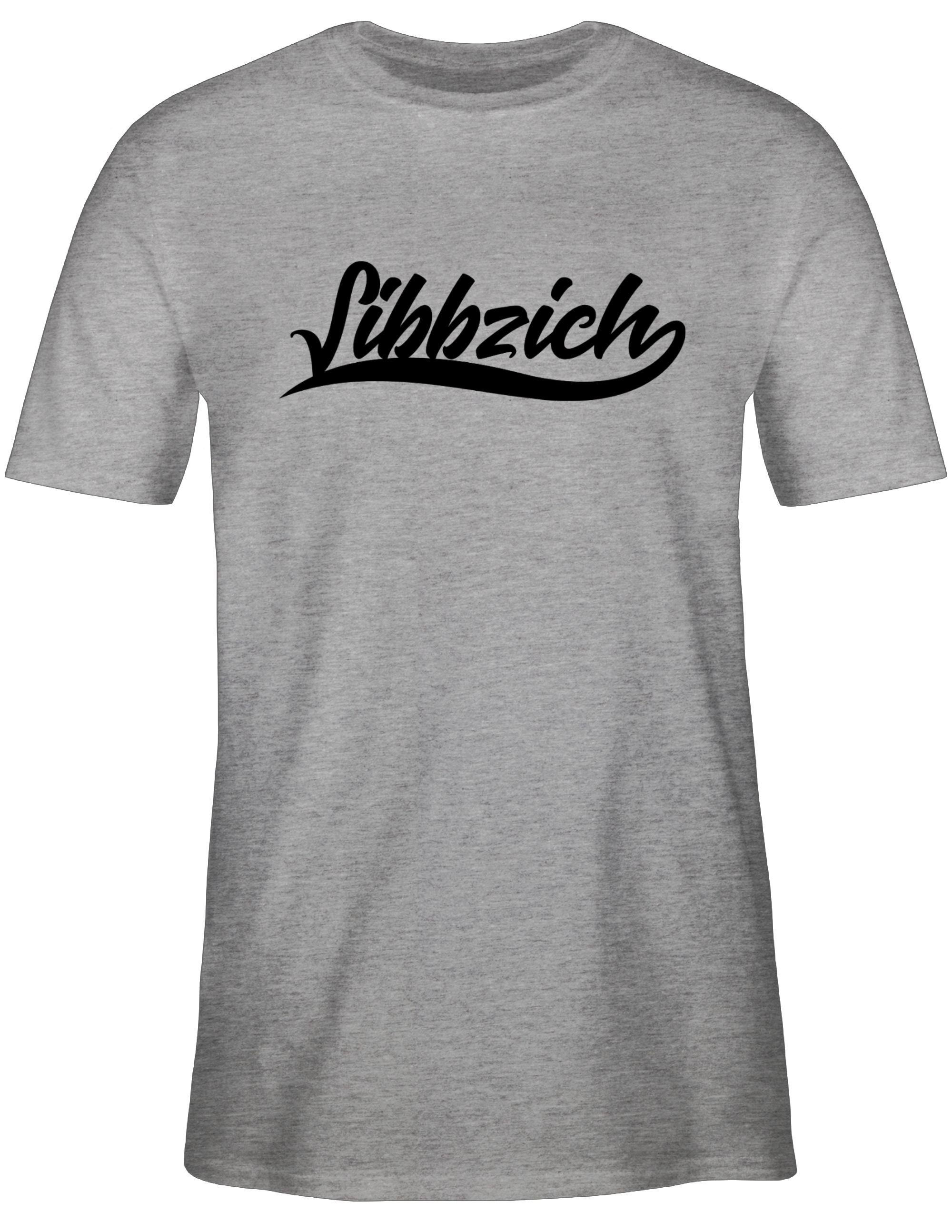 70. meliert Sibbzich Shirtracer Grau T-Shirt Geburtstag 3