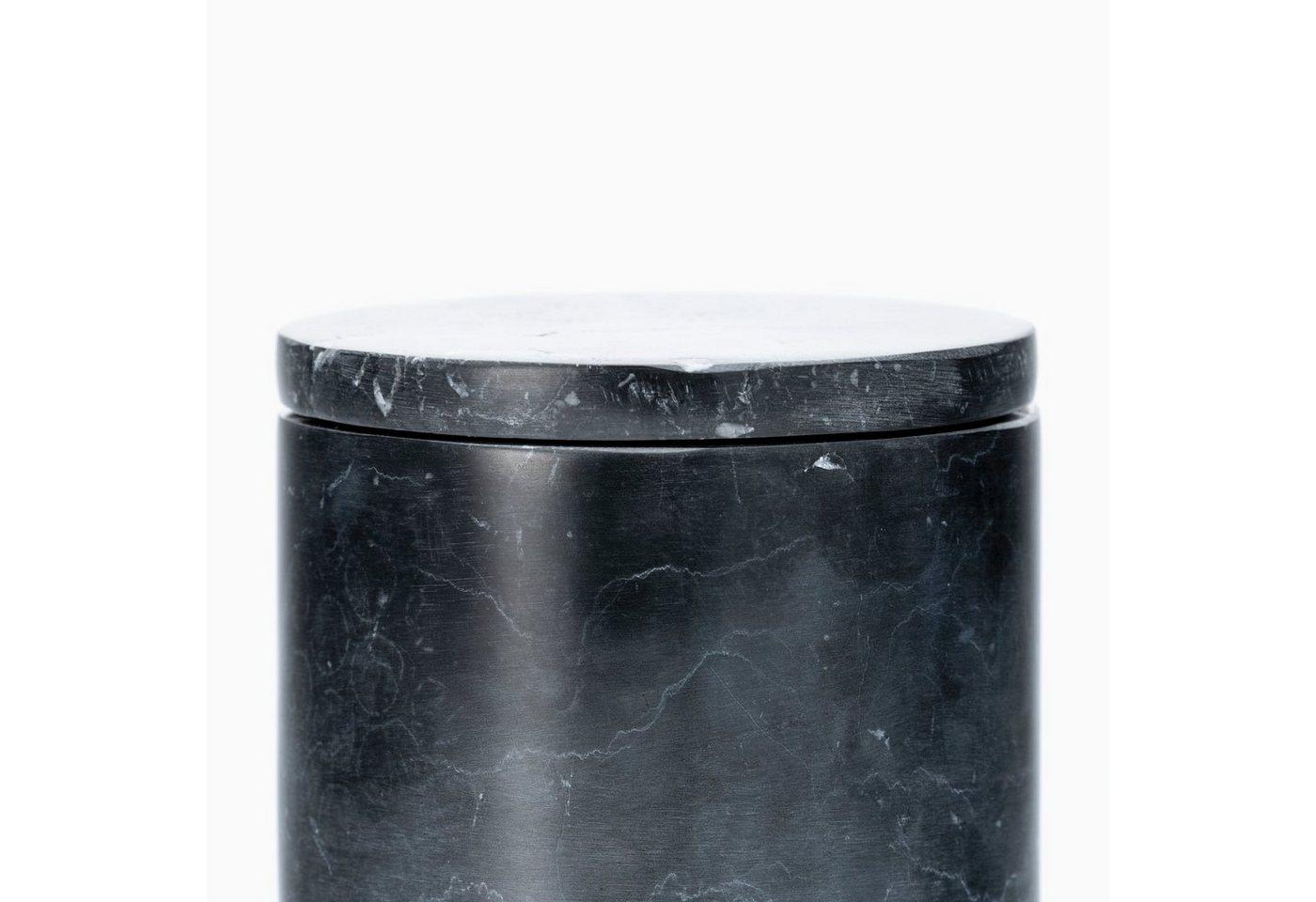 Thumbnail - houseproud Aufbewahrungsdose Marquina Kosmetikdose, schwerer Marmor mit Deckel