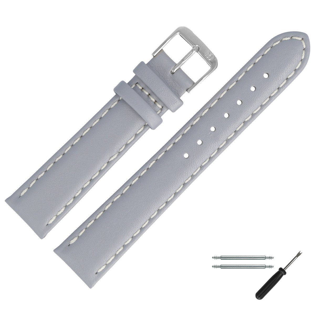 MARBURGER Uhrenarmband 20mm Leder günstig online kaufen