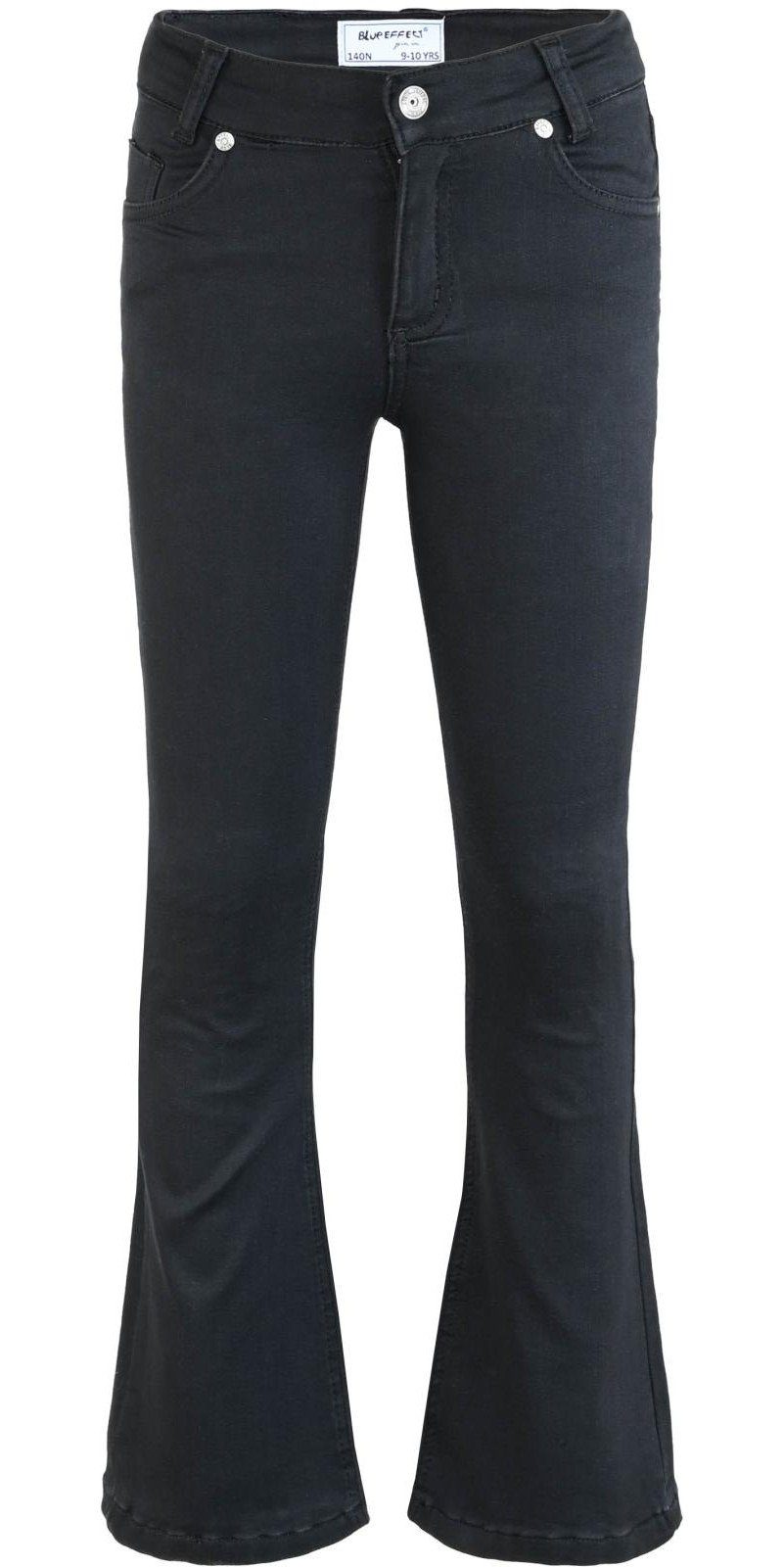 EFFECT black fit Slim-fit-Jeans slim BLUE Flared high Jeans waist