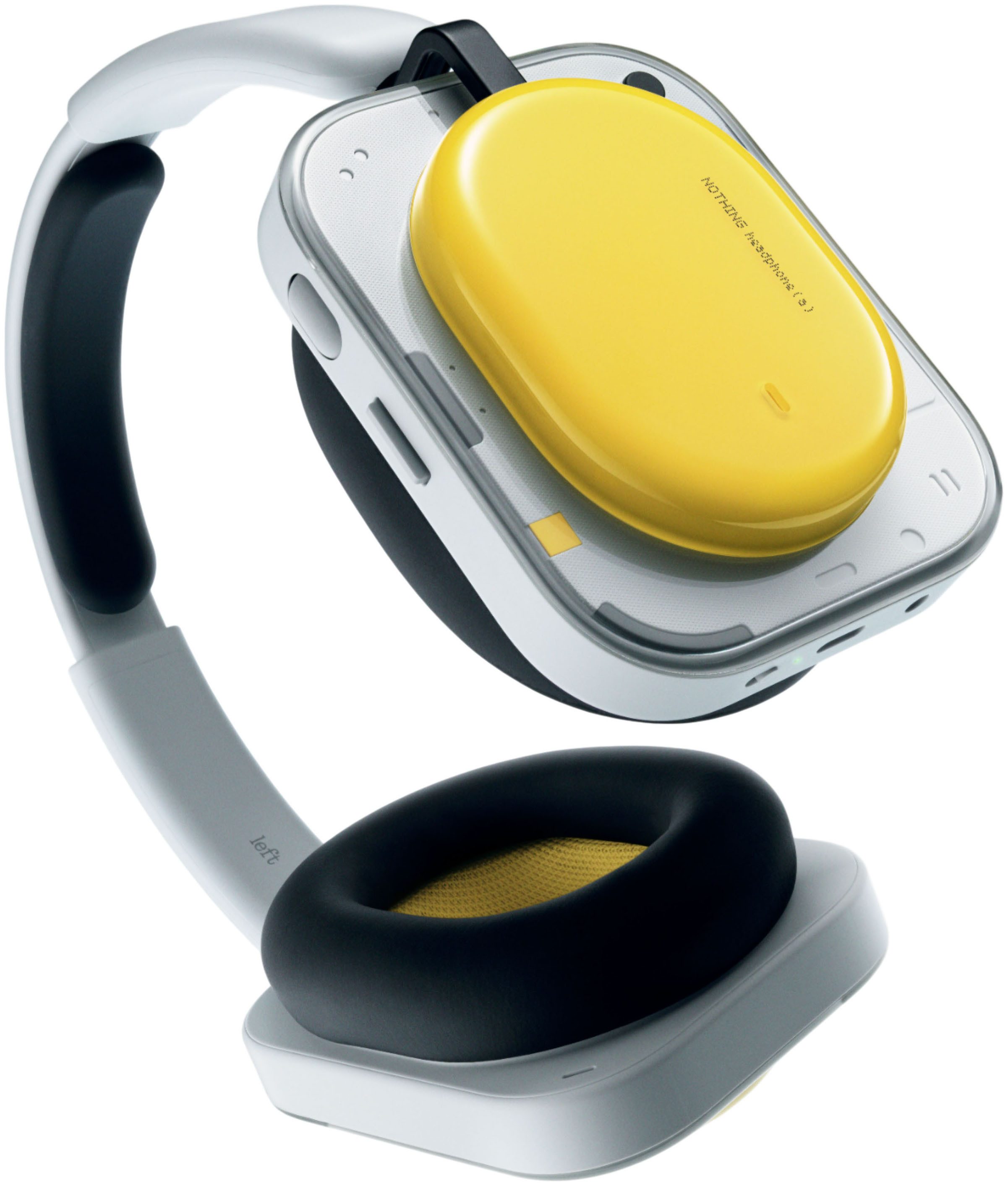 NOTHING Headphone (a) Headset (Active Noise Cancelling (ANC), Freisprechfunktion, Hi-Res, Transparenzmodus, Bluetooth)