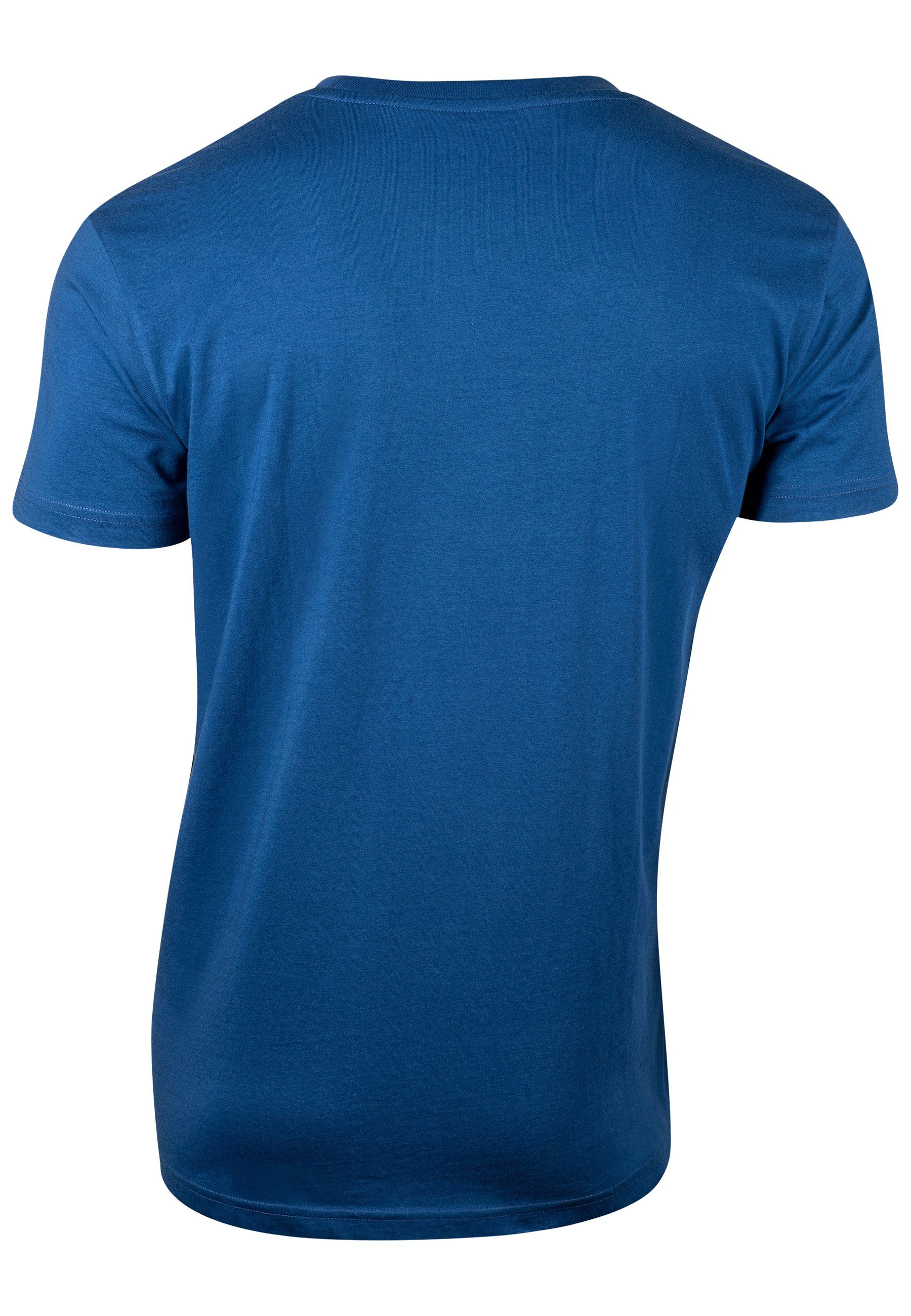T-Shirt blau Skier UYN Club (1-tlg)