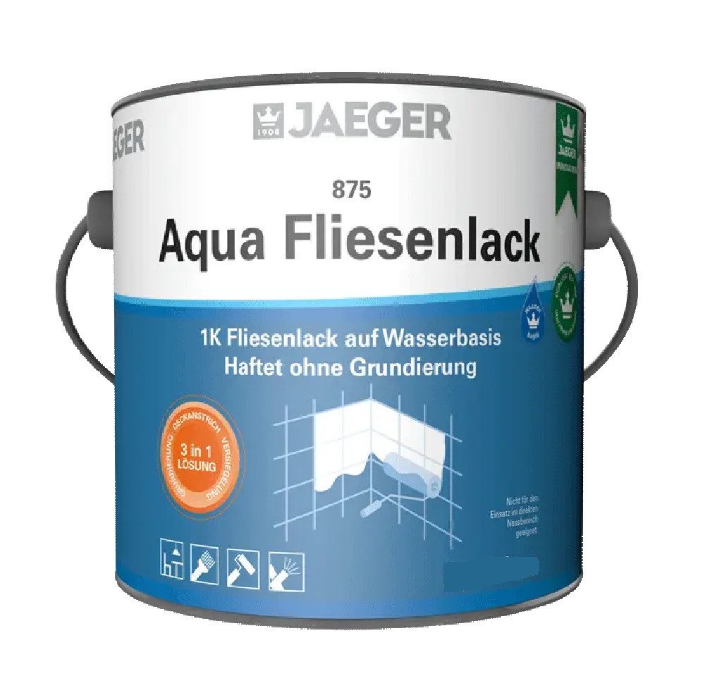 Jaegerlacke Fliesenlack 875 Aqua 1K-Fliesenlack 3in1 günstig online kaufen