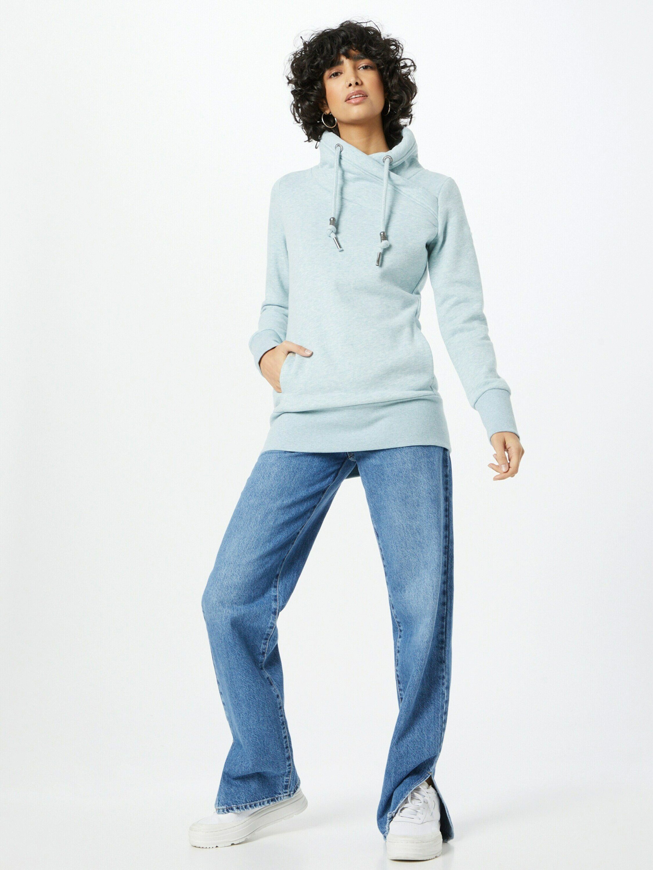 NESKA Details AQUA Plain/ohne Ragwear (1-tlg) Sweatshirt