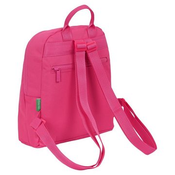 United Colors of Benetton Rucksack Lässiger Rucksack Benetton Raspberry Pink 13 L