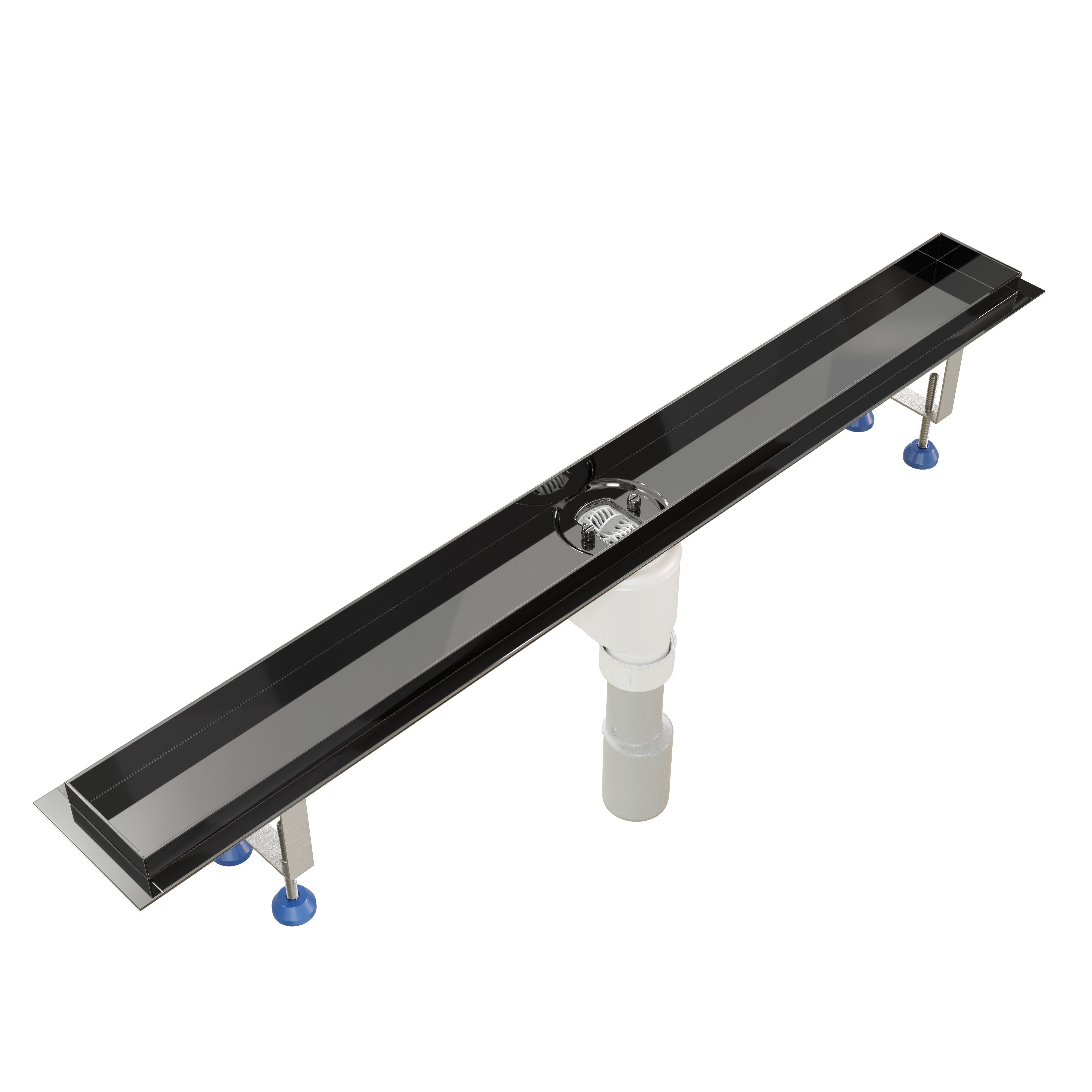 Aquabad® Duschrinne Edelstahl Hochglanz PVD Beschichtet, Viega Ablauf, Komp günstig online kaufen