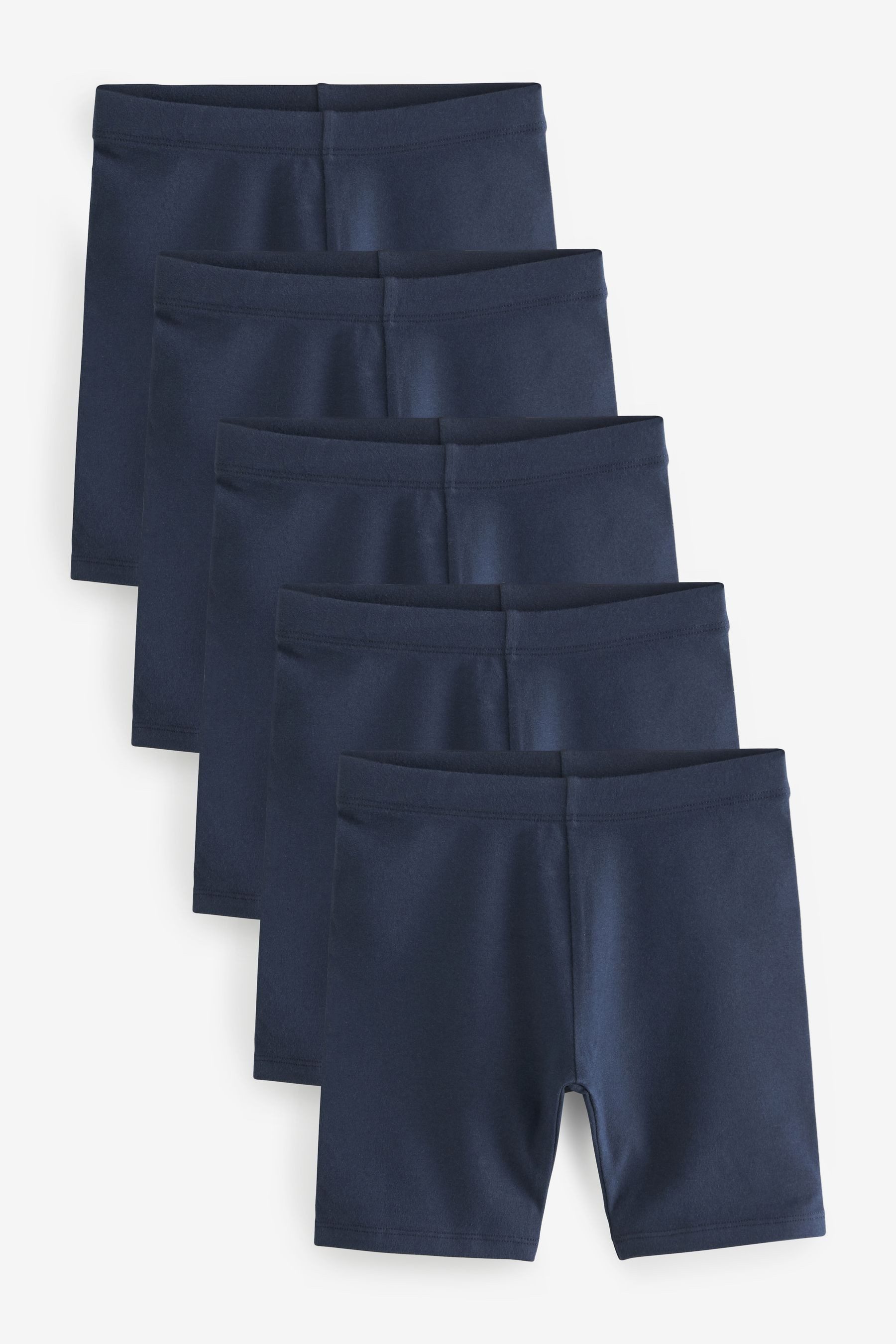 Shorts Stretch-Radlershorts, 5er-Pack, längere Länge
