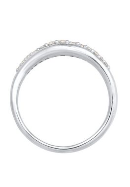Elli Verlobungsring Zirkonia Schwungvolles Design 925 Sterling Silber