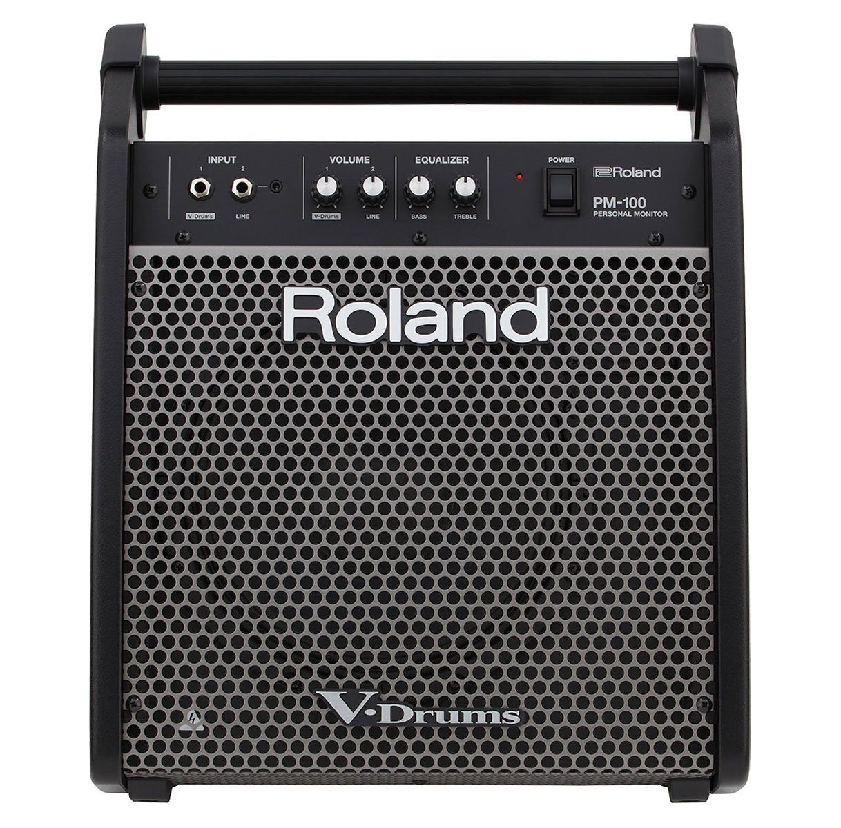 + (kein, Roland 80 E-Drum Lautsprecher Box Roland Audio PM-100 3m W) Klinke-Kabel Monitor