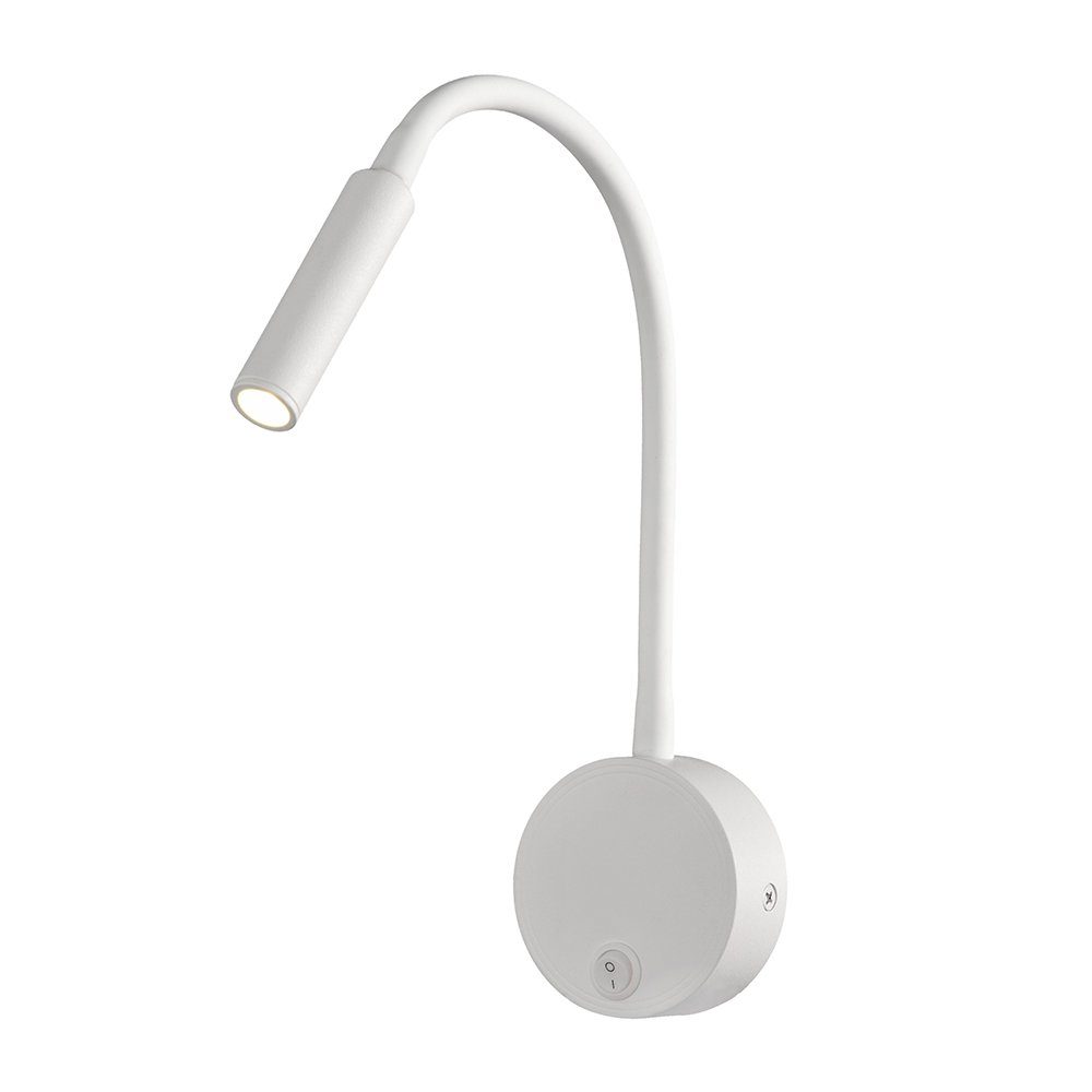 Weiß-Matt Mantra Spot-LED-Wandleuchte Wandleuchte Boavista Lesearm