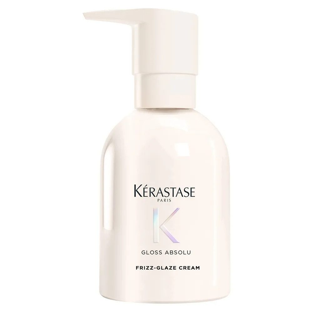 Kérastase Leave-in Pflege Kérastase Gloss Absolu Frizz Glaze Cream 240 ml – Anti Frizz Styling, Packung, 1-tlg., Haar-Creme