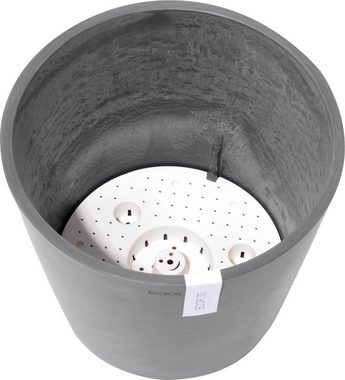 ECOPOTS Blumentopf AMSTERDAM Grey, BxTxH: 30x30x26 cm, mit Wasserreservoir