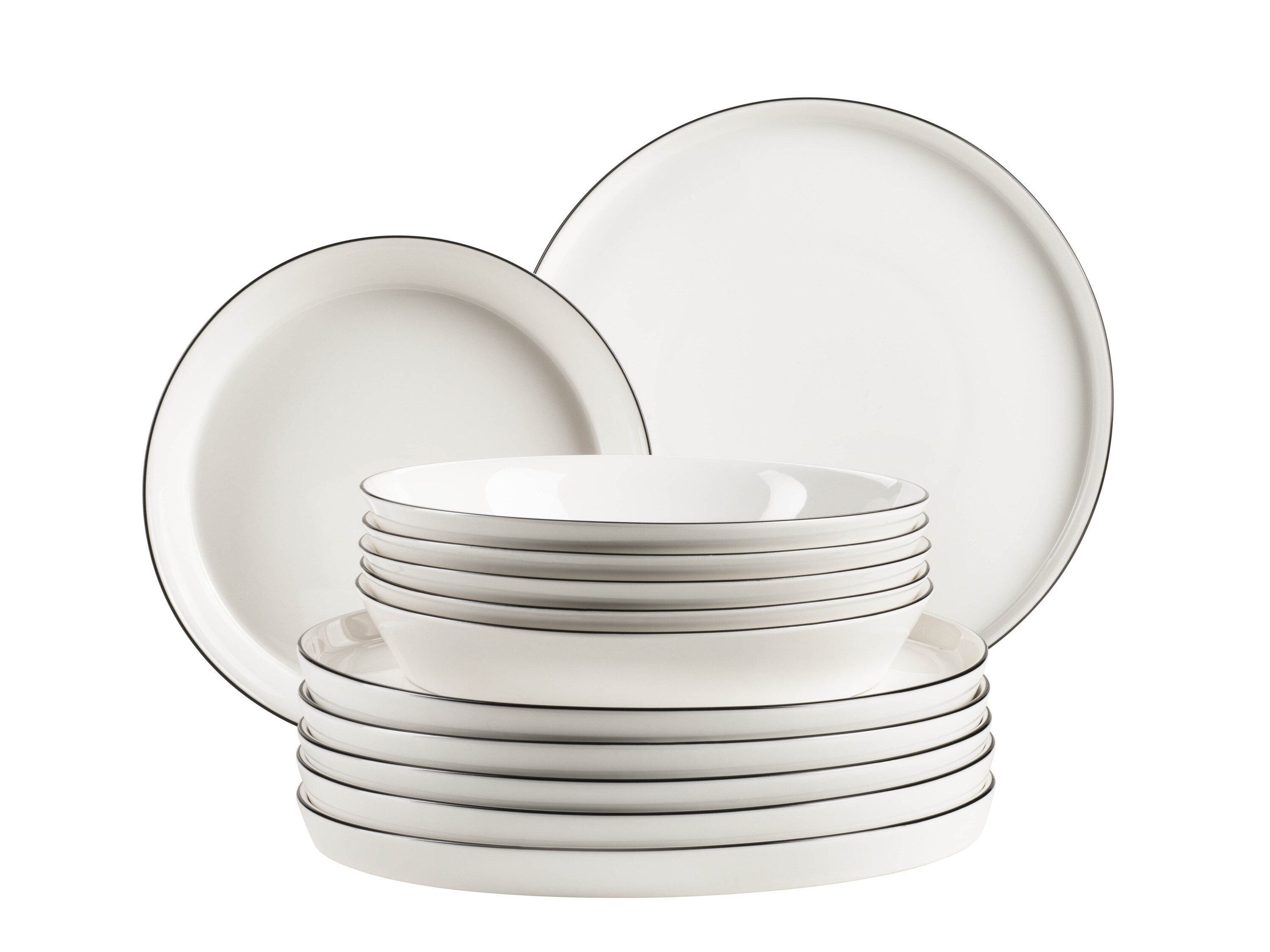 MÄSER Tafelservice Sita (12-tlg), 6 Personen, Porzellan