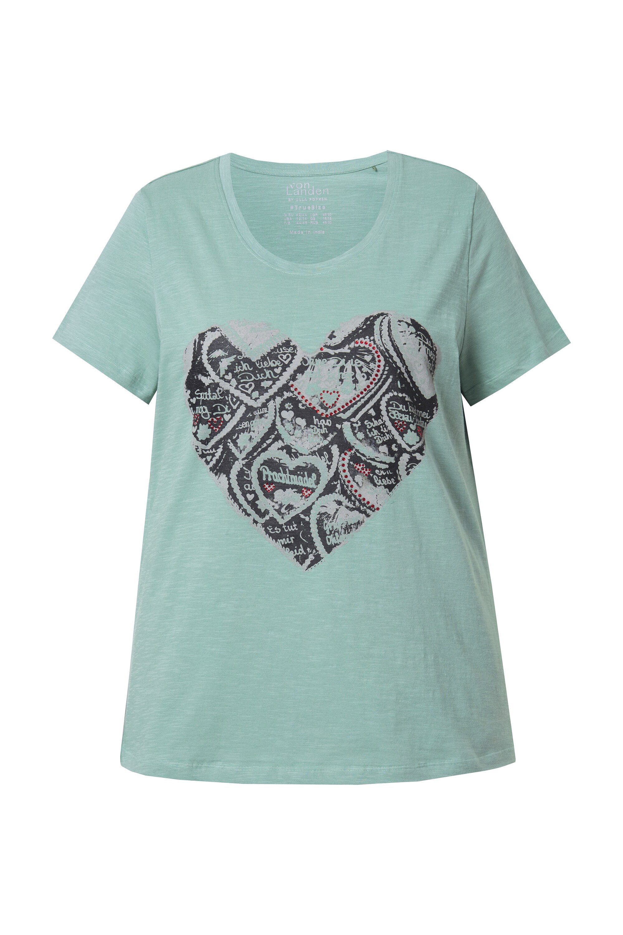 Ulla Popken T-Shirt T-Shirt Trachtenmotiv Classic günstig online kaufen