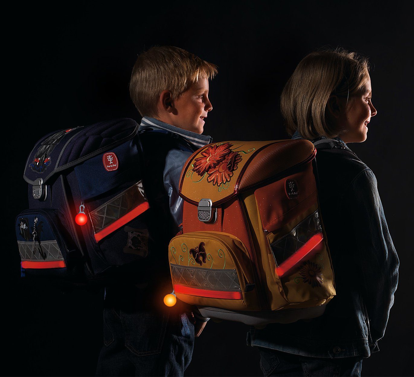 PRECORN Hunde-Sicherheitsgeschirr LED Leuchtanhänger Hunde Halsband Leuchthalsband