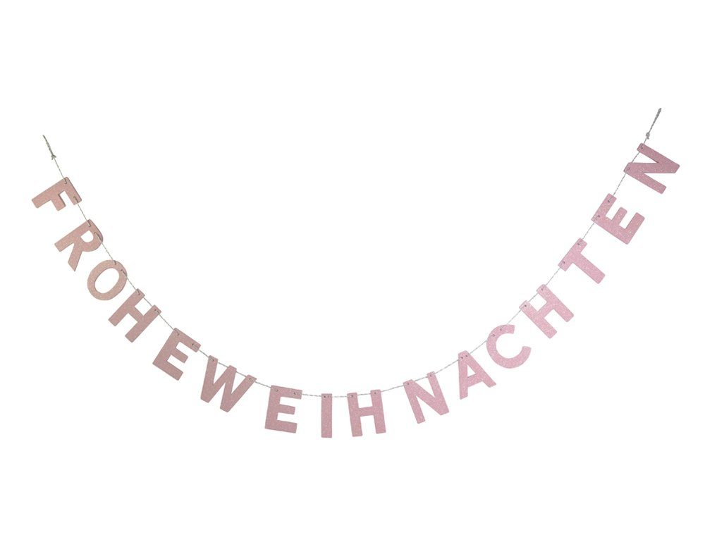 Riffelmacher Weinberger Deko Schriftzug Glitzer Holz Girlande Frohe Weihnachten 190x10 Cm Weihnachtsschmuck Advent Online Kaufen Otto
