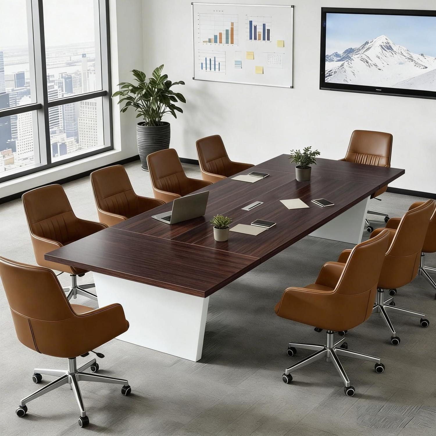 LuxusKollektion Konferenztisch Konferenztisch Besprechungstisch Büro Tischplatte 160*80*74cm F