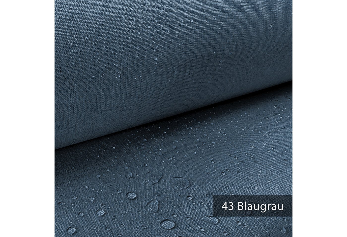Thumbnail - novely® Stoff ILLINOIS B04 Outdoor-Stoff Olefin UV++ Polsterstoff Möbelstoff, UV-beständig, wetterfest, robust, wasserab...