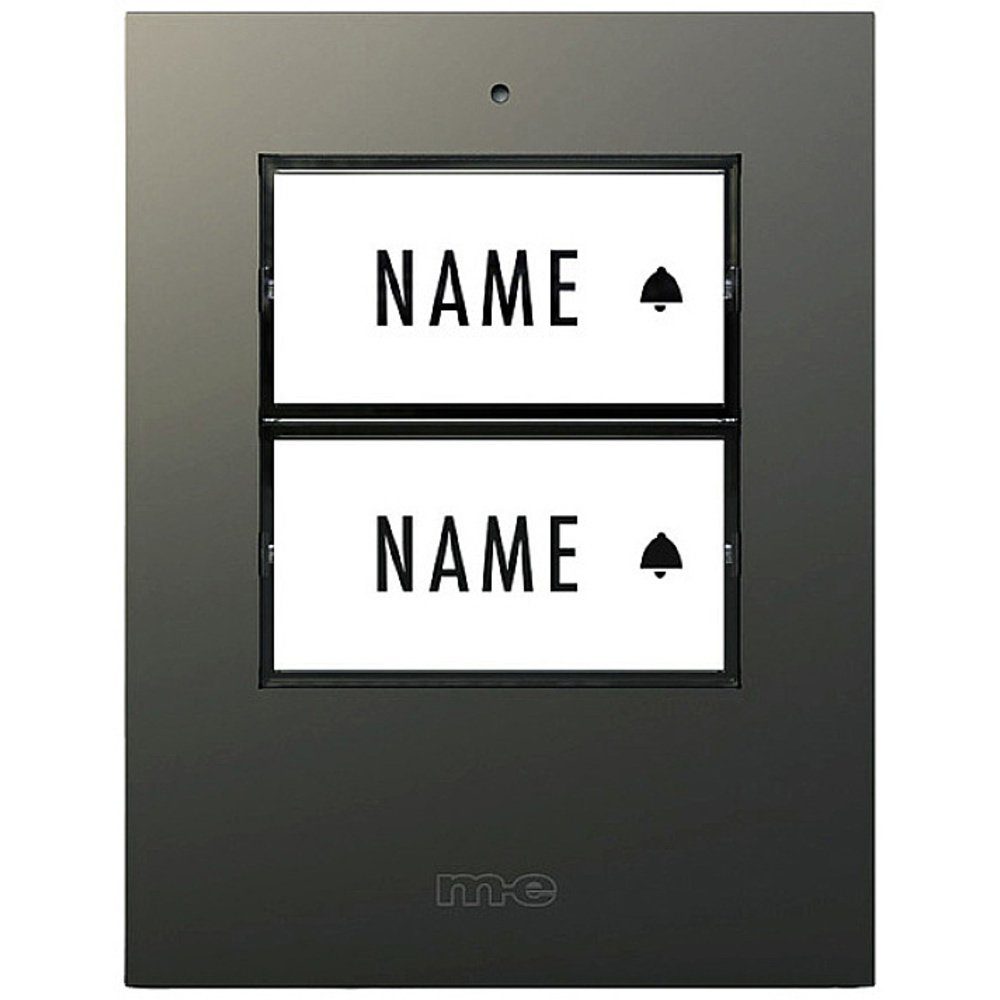 m-e Türklingel m-e modern-electronics 41305 Funkklingel Sender beleuchtet, mit Namens