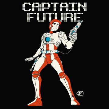 LOGOSHIRT T-Shirt Captain Future mit coolem Captain Future-Frontprint