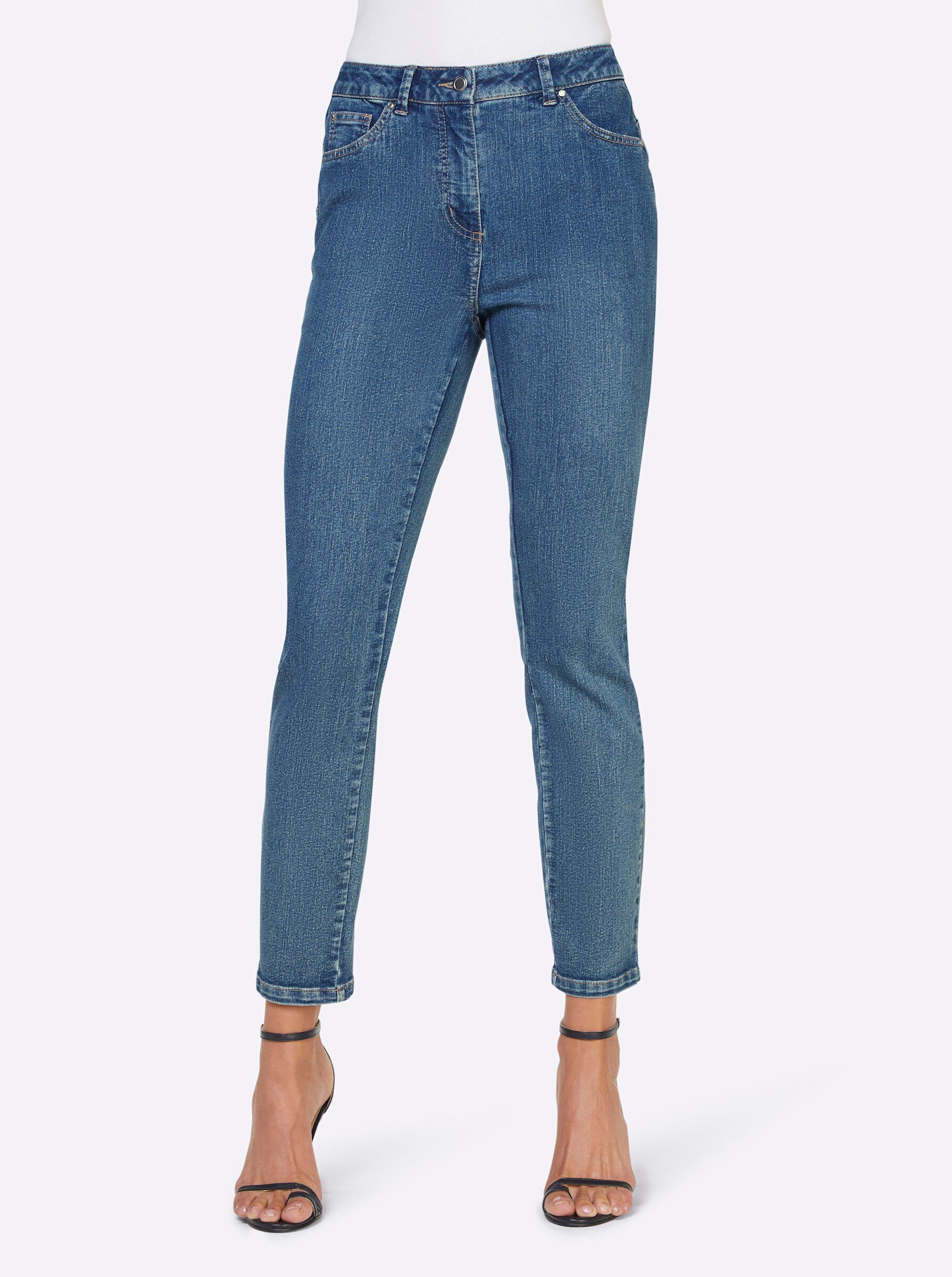 Jeansshorts 7/8-Jeans erhöht