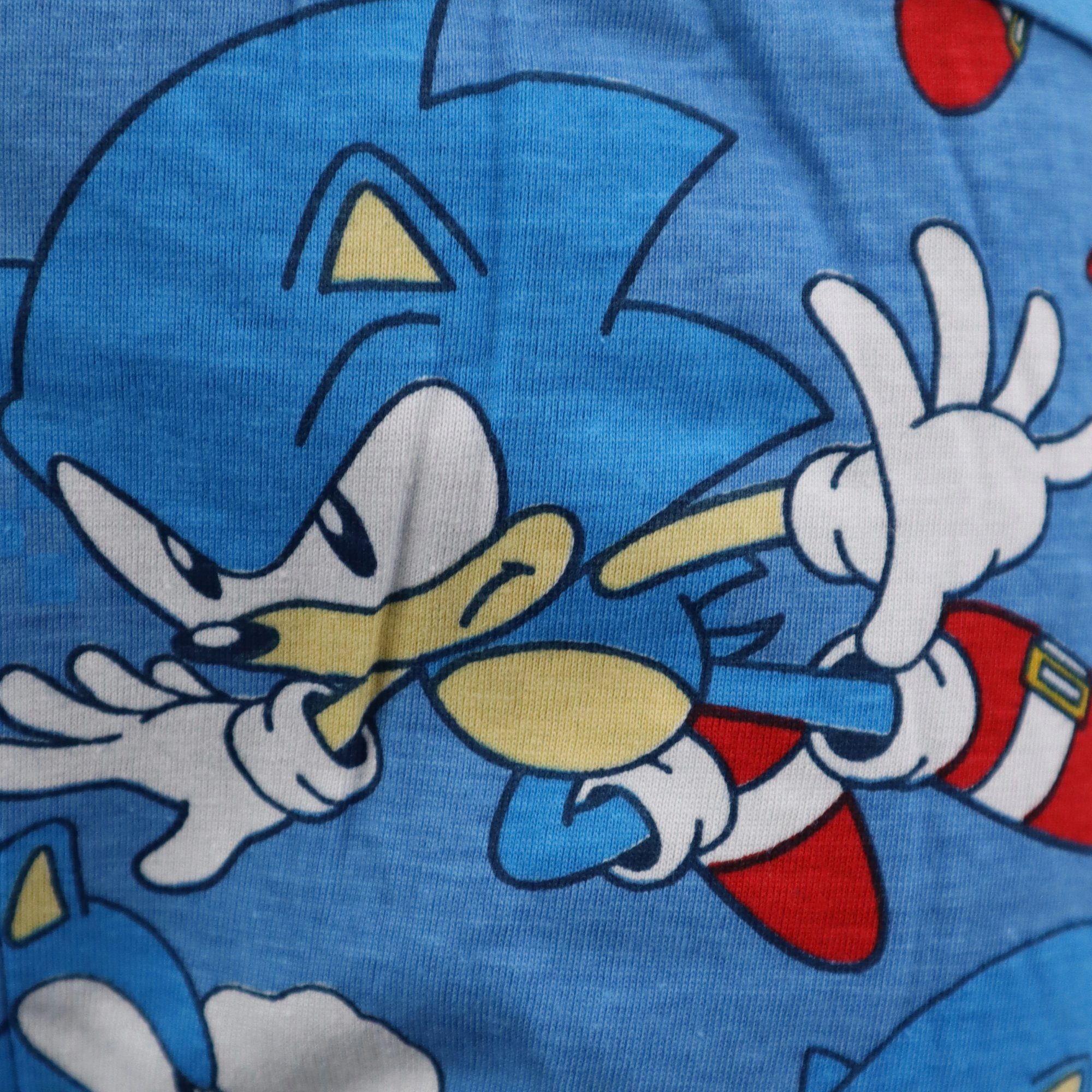 Sonic SEGA Schlafanzug Blau bis Hedgehog Kinder 98 128 Pyjama Sonic the Gr. Jungen