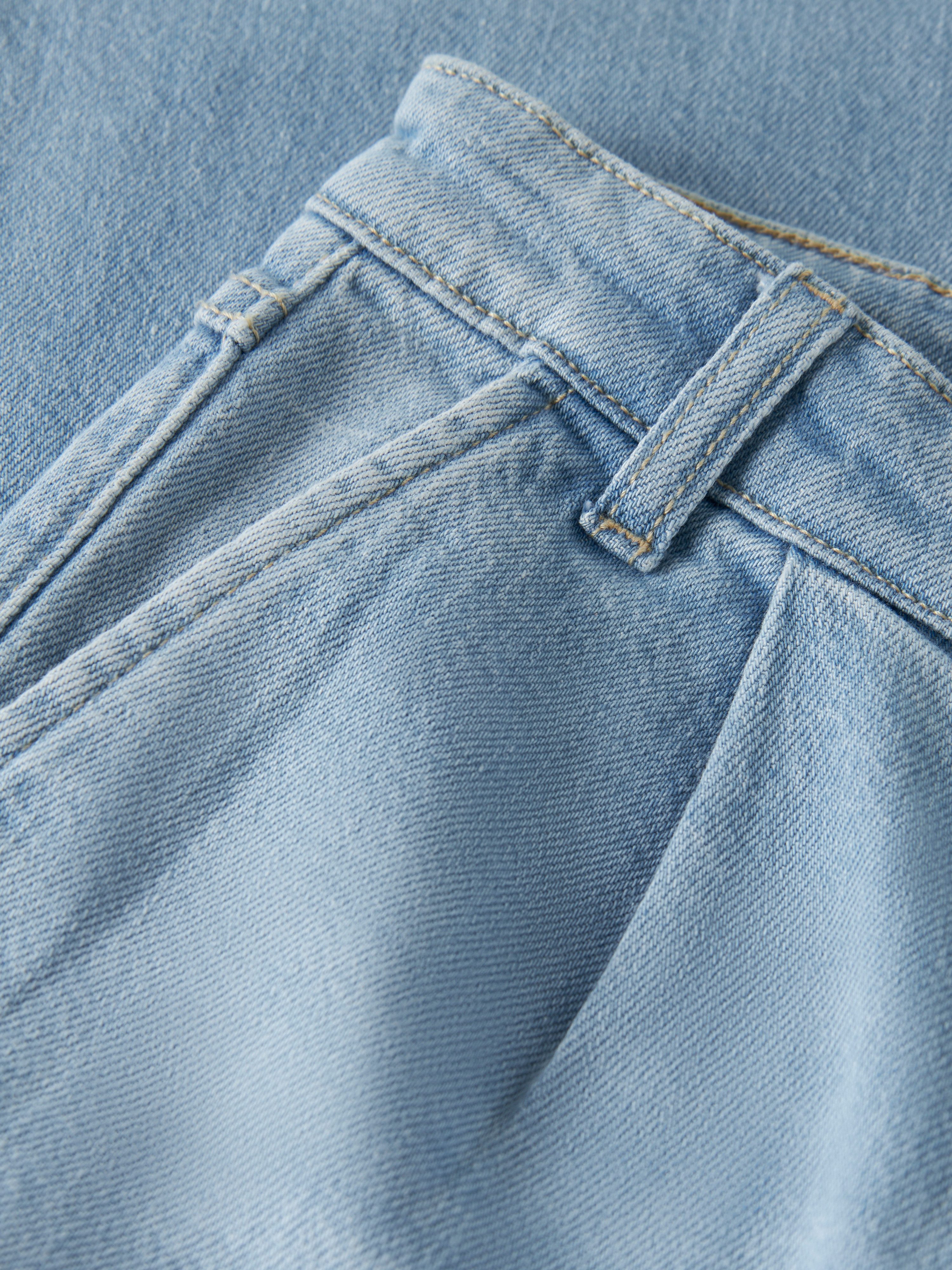 Name It Relax-fit-Jeans NKFBELLA HW W PLEAT JEANS 3020-AZ L NOOS