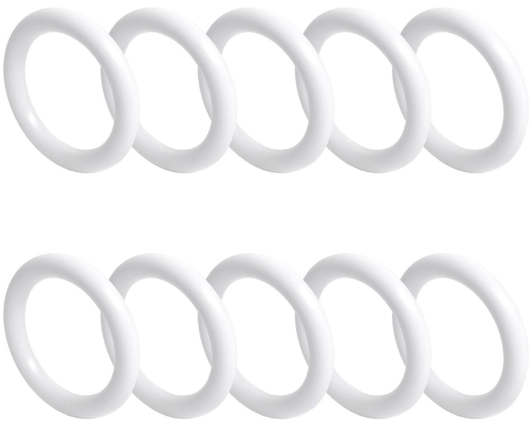 Liedeco Gardinenring, Gardinenstangen, (Packung, 10-St., mit günstig online kaufen