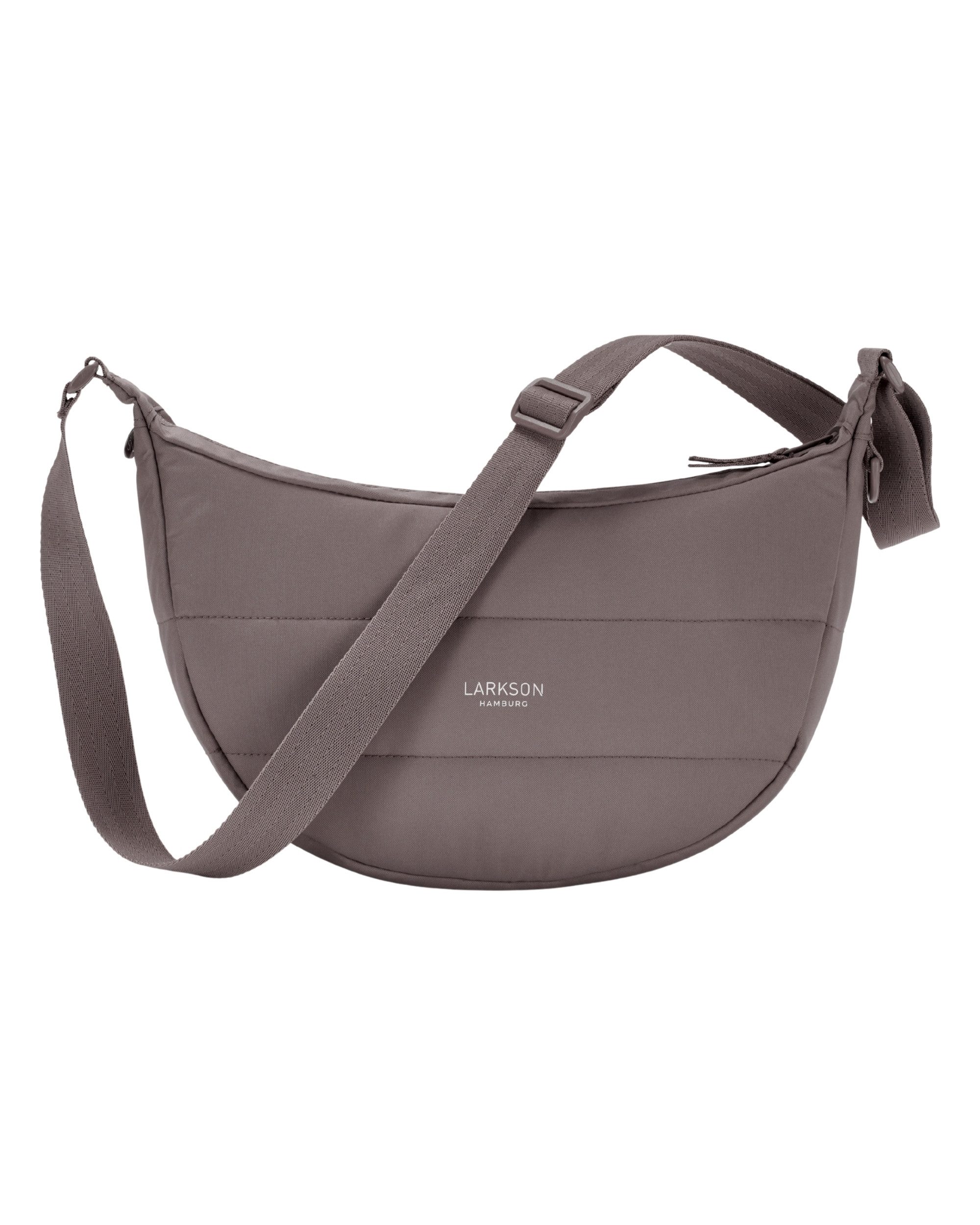 LARKSON Umhängetasche Emma Small Half Moon Bag, Kleine Puffer Halbmondtasche
