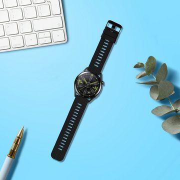 kwmobile Uhrenarmband Armband für Huawei Watch GT 3 (46mm), Ersatzarmband Fitnesstracker - Fitness Band Silikon