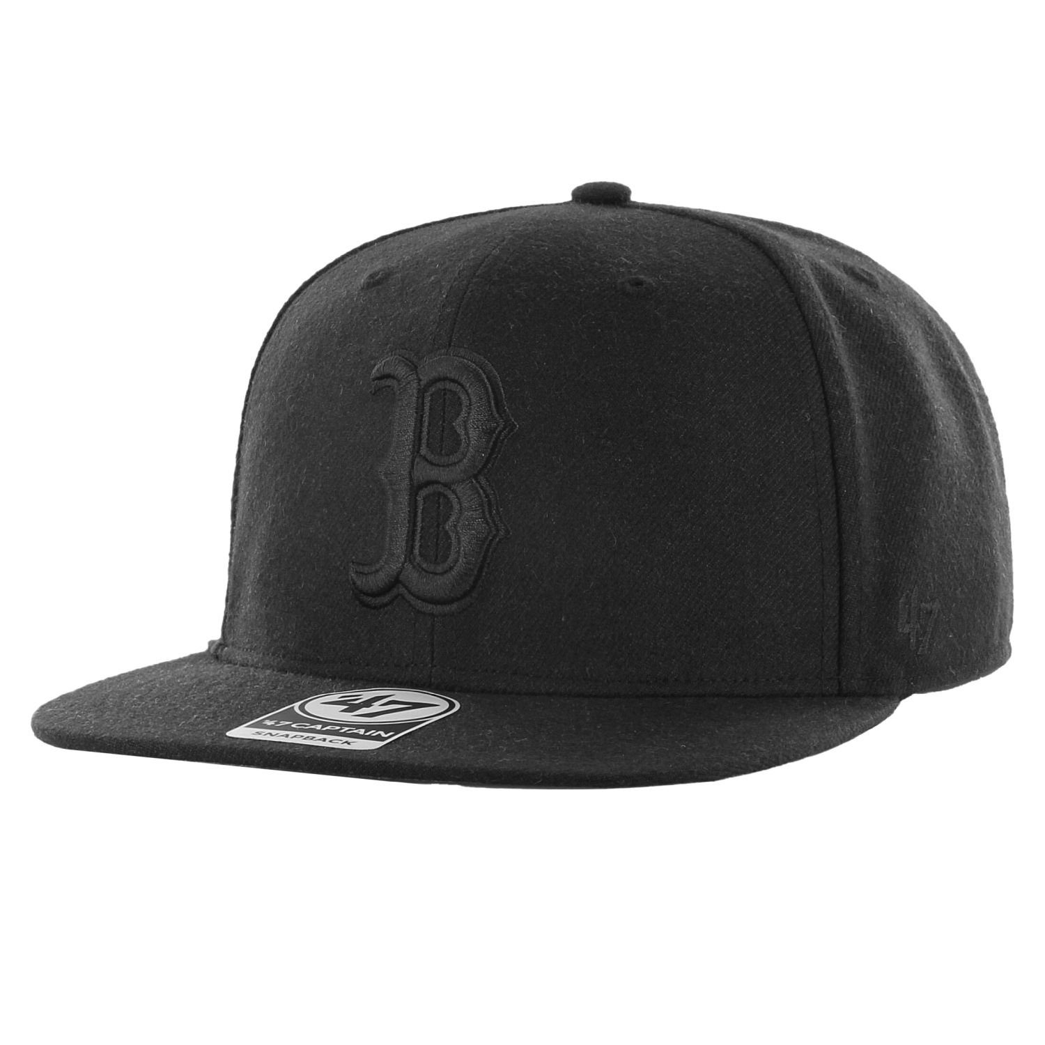 x27;47 Brand SHOT NO Sox Red Boston Snapback Cap