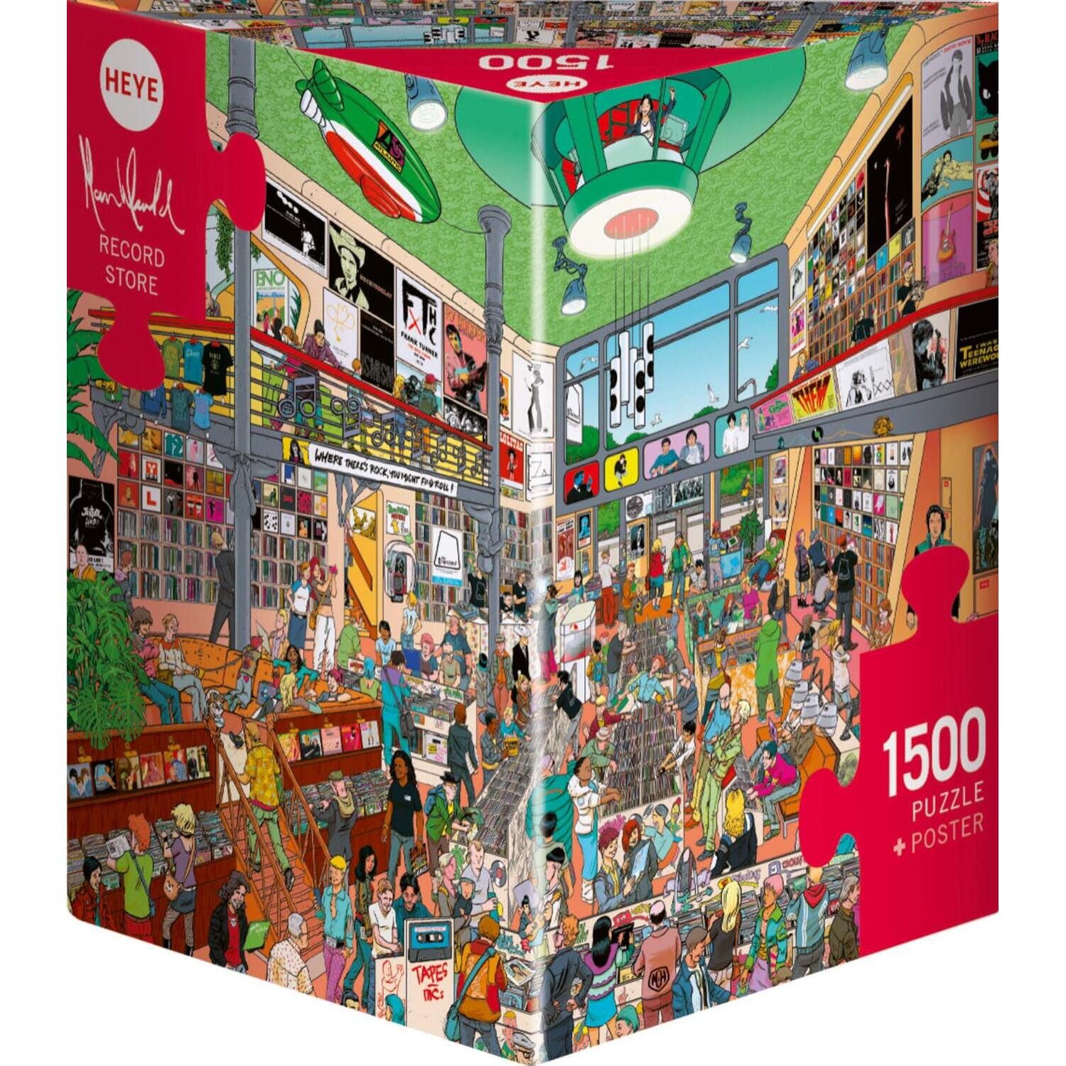 HEYE Puzzle Record Store, Herold, 1500 Puzzleteile