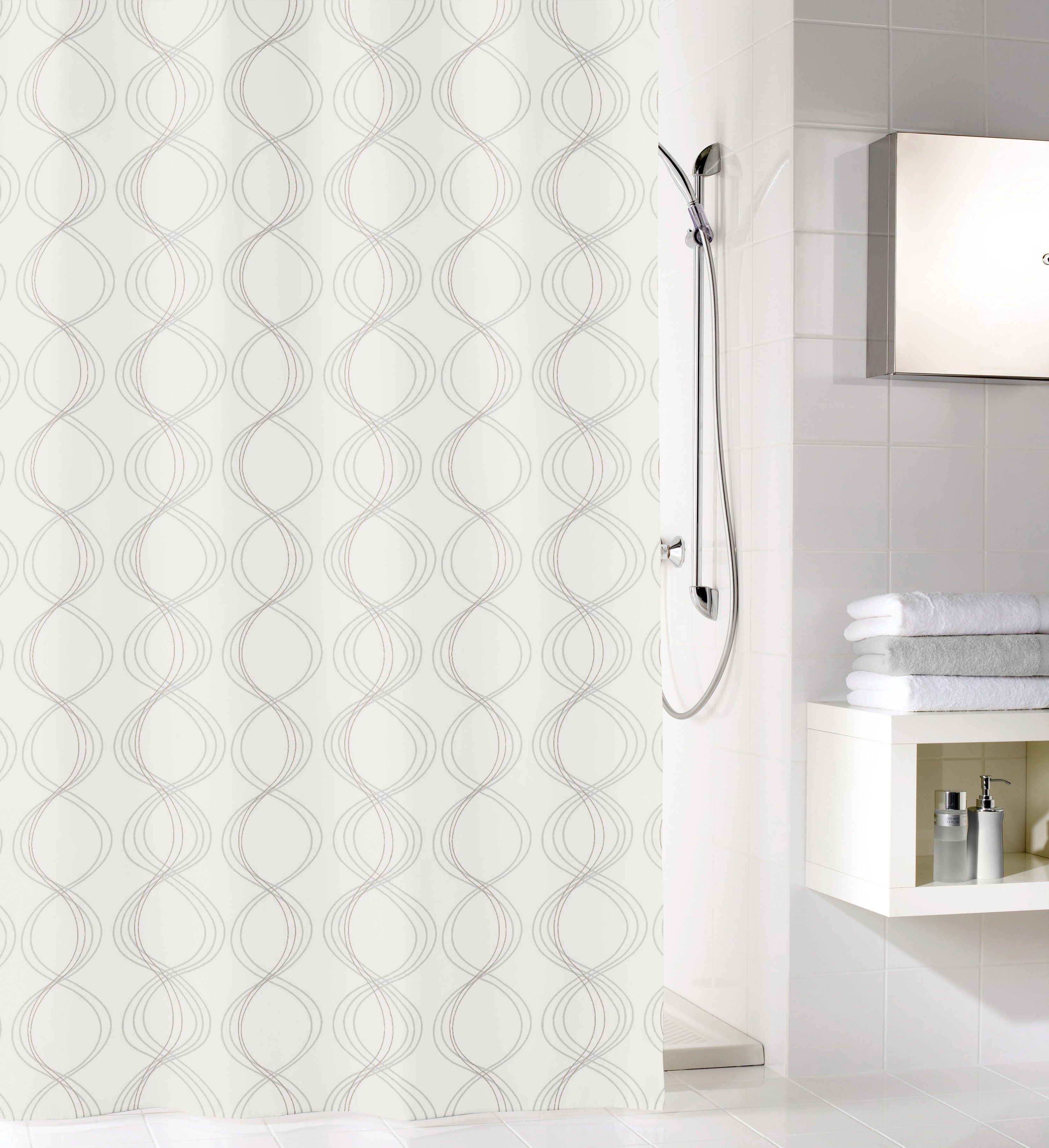 Kleine Wolke Duschvorhang Classy Breite 180 cm (1-tlg), Höhe 200 cm