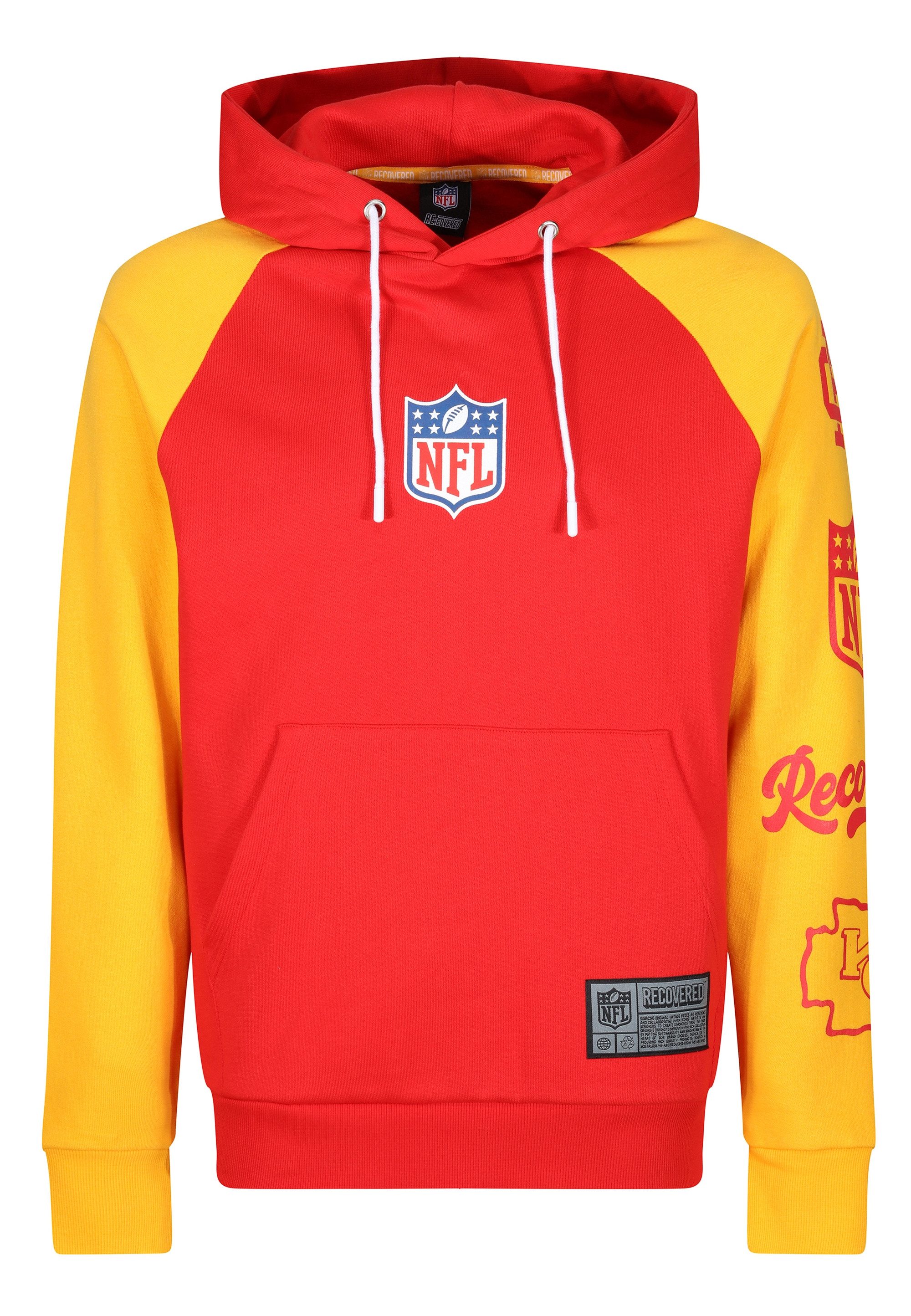 Recovered Kapuzensweatshirt NFL Chiefs 1993 für alle Kansas City Chiefs-Fans