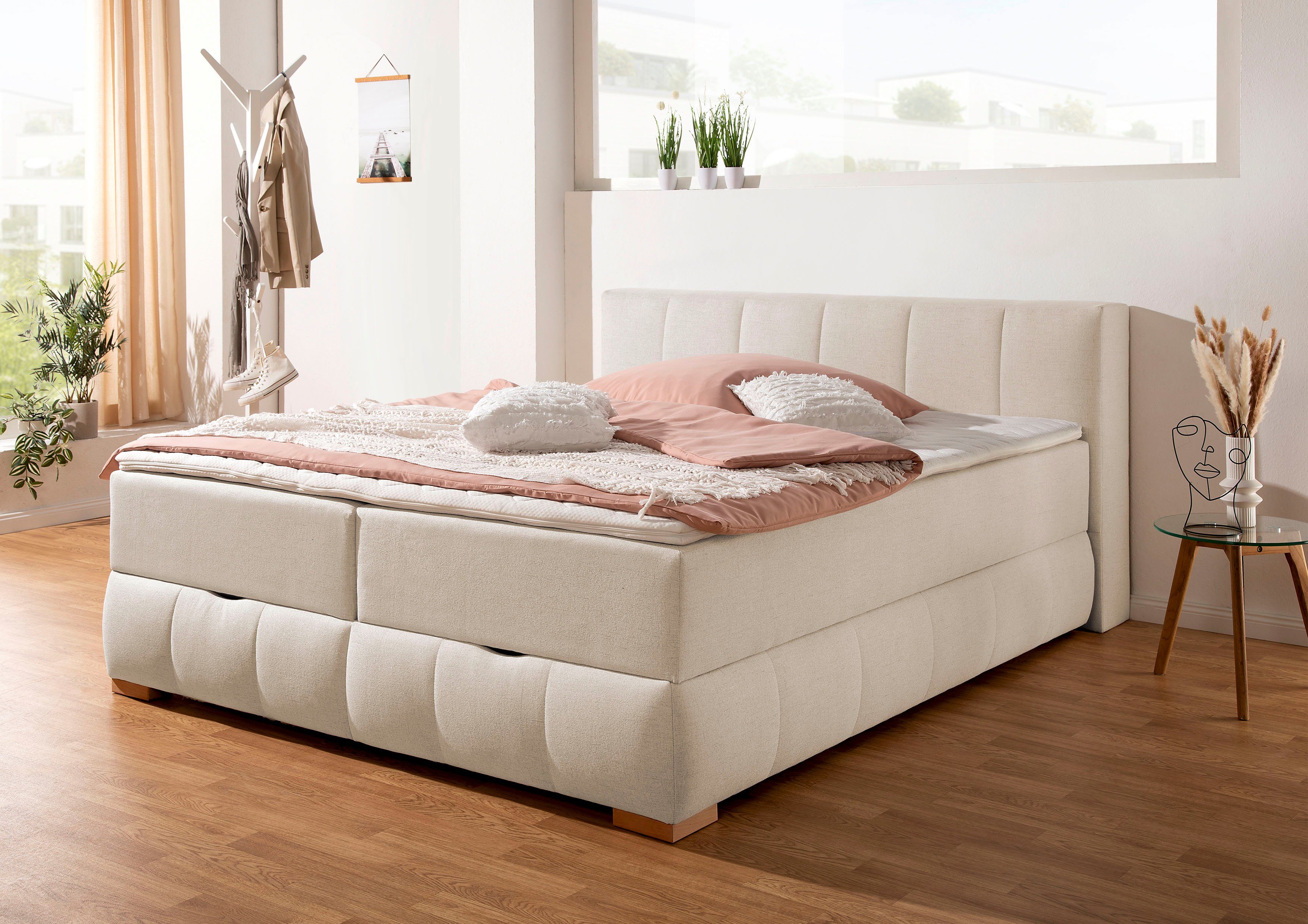 Home affaire Boxbett Chelles, inkl. Topper und Bettkasten