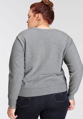 Levi's® Plus Sweatshirt Standard Crew mit kleiner Logostickerei