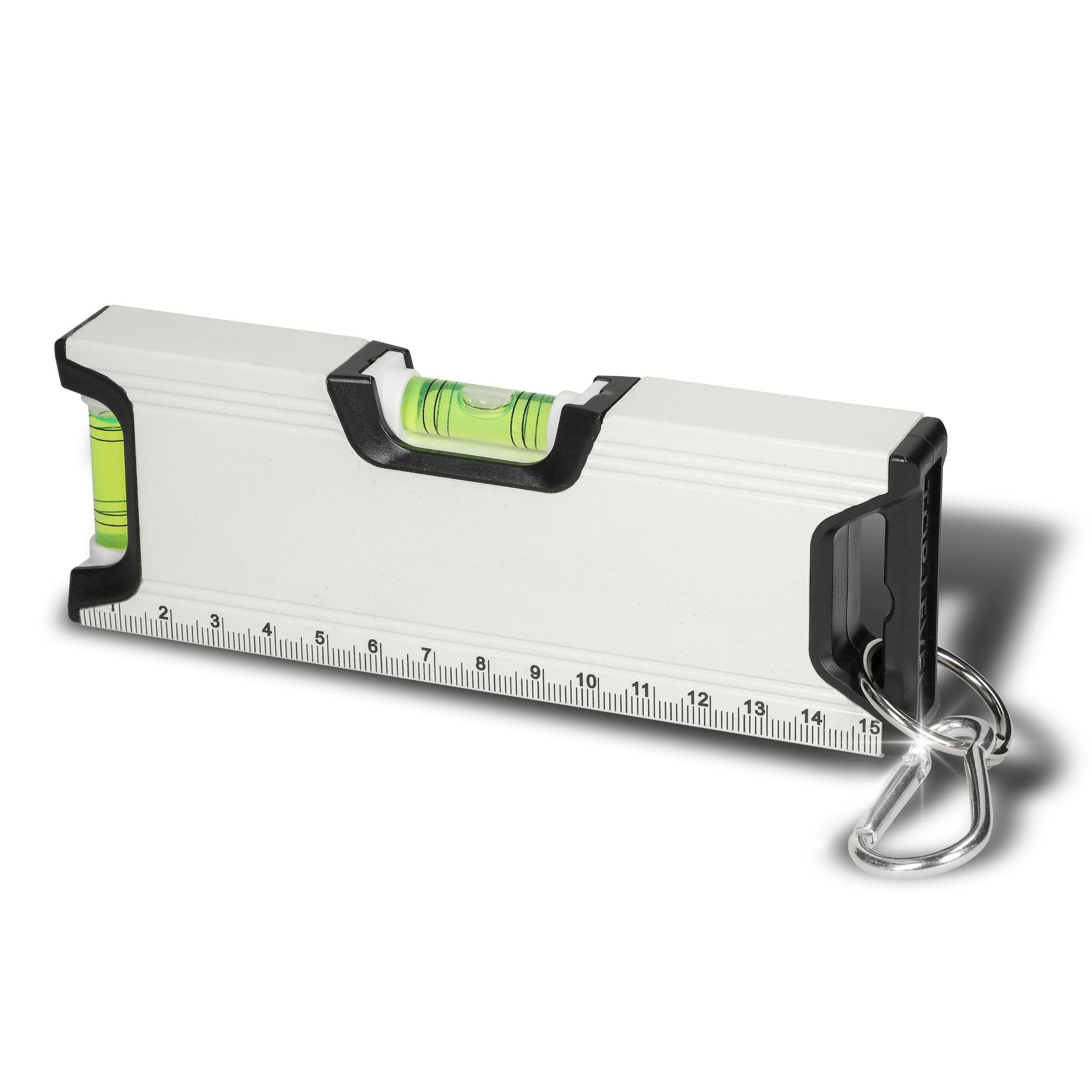 elasto Wasserwaage Magnetische Mini Wasserwaage 15,5 cm mit Karabiner günstig online kaufen