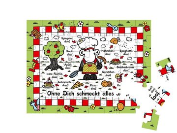 puzzleYOU Puzzle sheepworld – Ohne Dich schmeckt alles doof, 48 Puzzleteile, puzzleYOU-Kollektionen