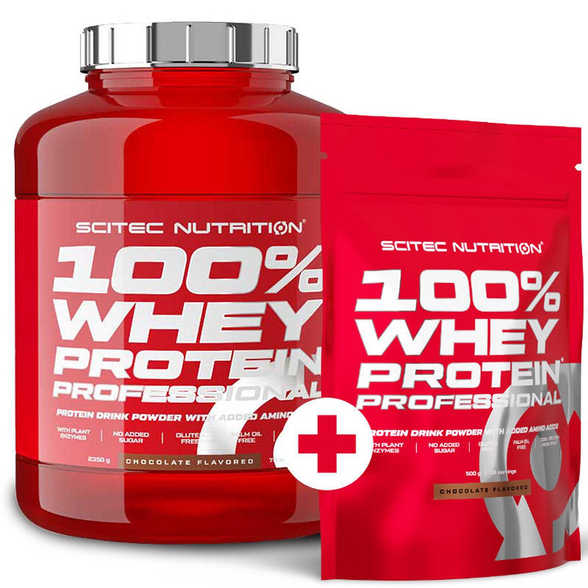 Scitec Nutrition Scitec Nutrition 100% Whey Protein Professional 2350g + 500g Pulver