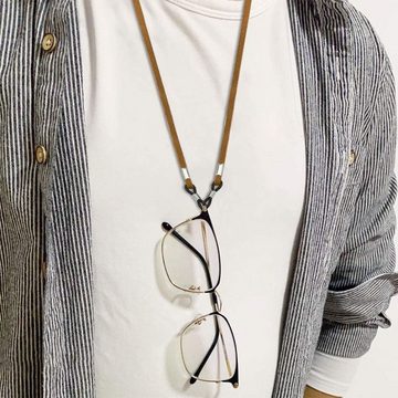 HIBNOPN Brillenband 3 Stück Brillenband, Universal Brillenbänder Einstellbarer Brille Cord