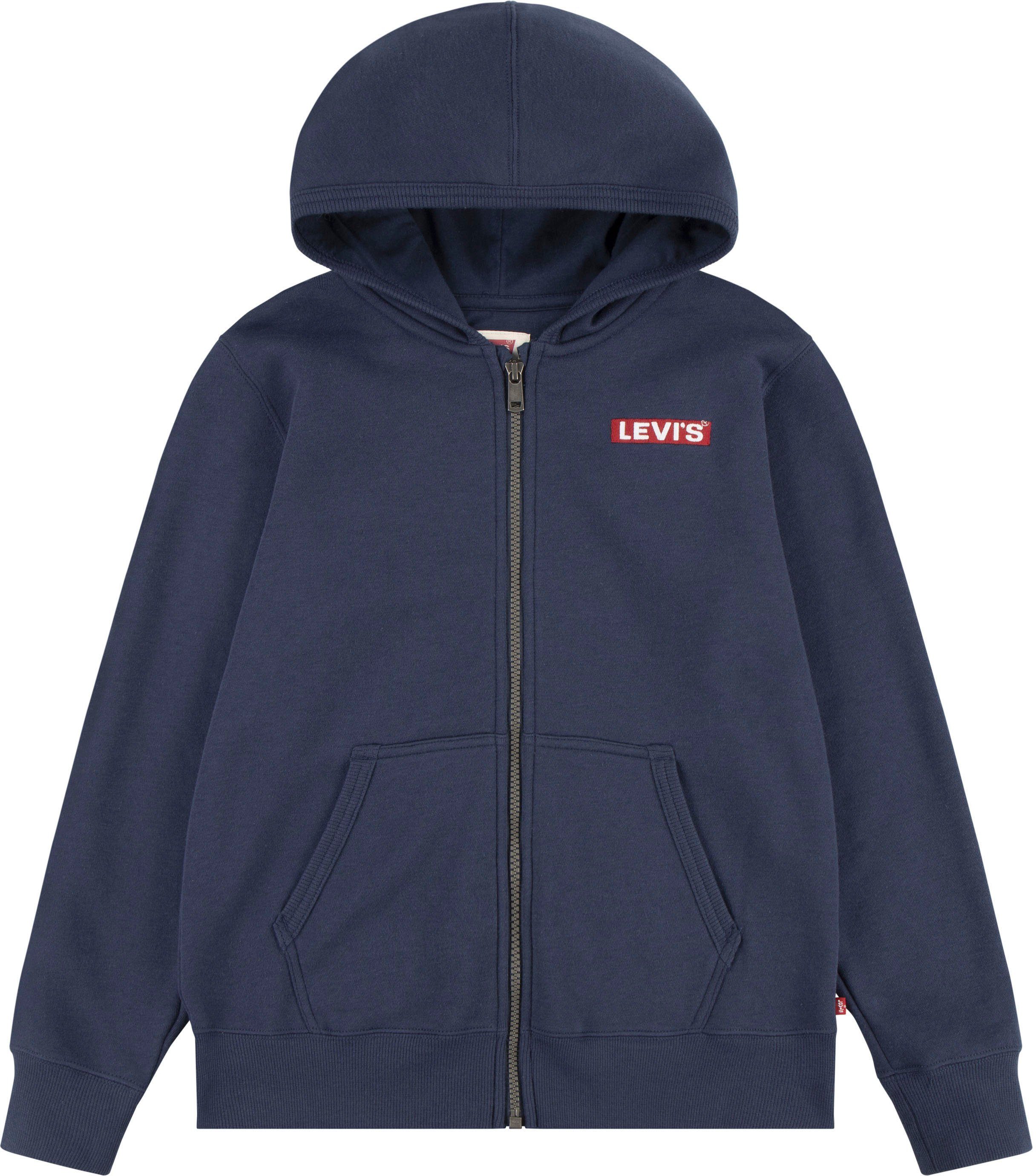 Levi's® Kids Kapuzensweatjacke LVN BOXTAB UNISEX dress HOODIE blues FULL ZIP