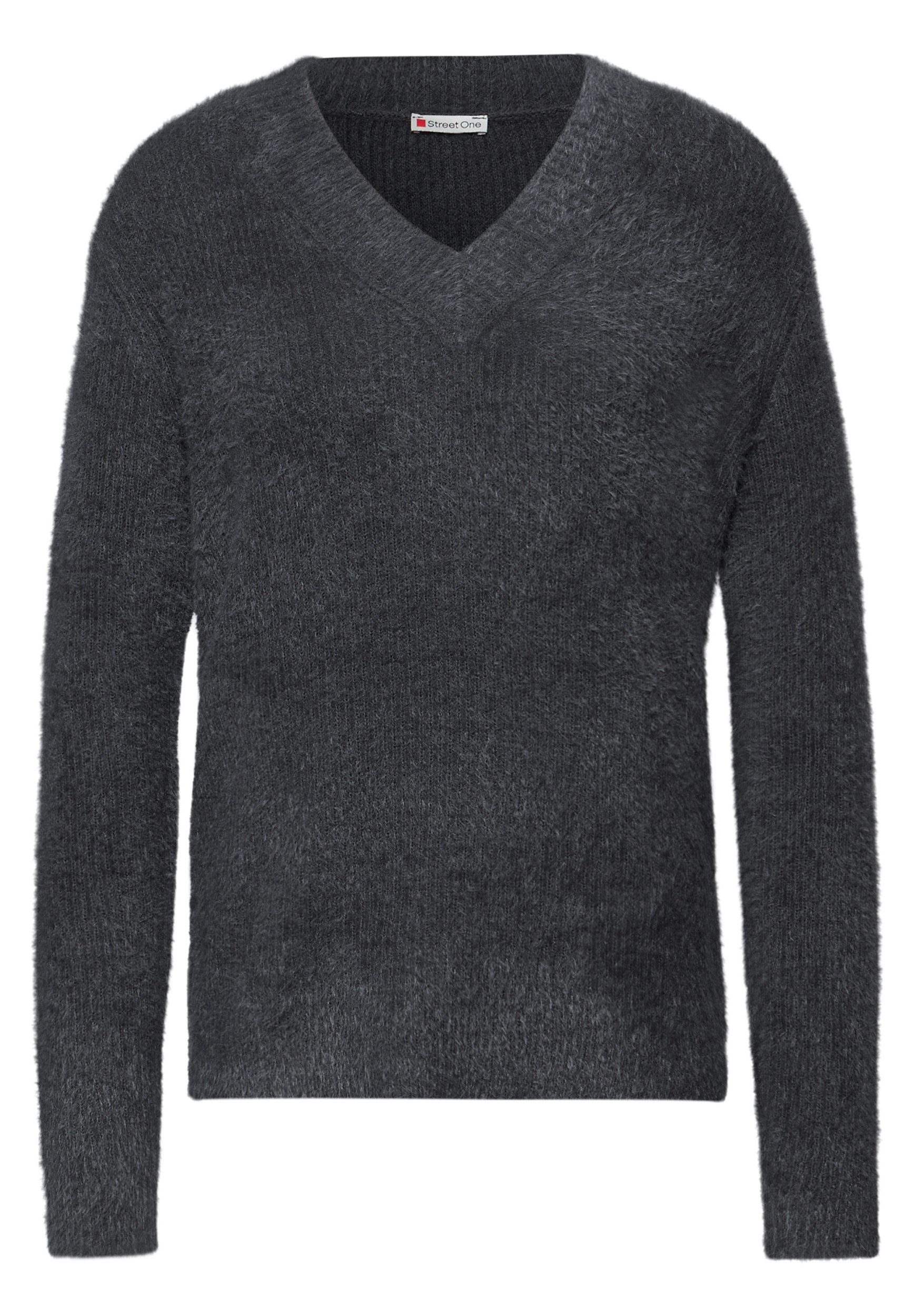 V-Ausschnitt-Pullover
