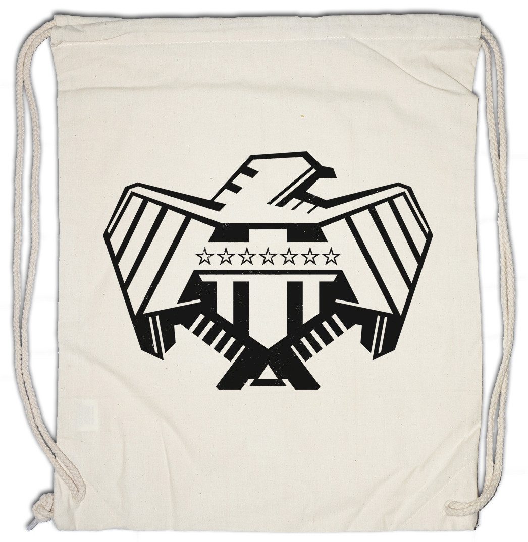 Urban Backwoods Turnbeutel Justice Department Logo I Turnbeutel Symbol Judge One Comic Mega Dredd (1-tlg), Dept City Eagle Sign