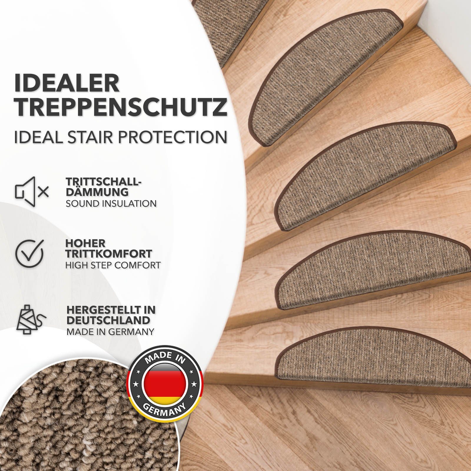 Karat Stufenmatte Alto, Halbrund oder Rechteckig, Halbrund, strapazierfähig günstig online kaufen