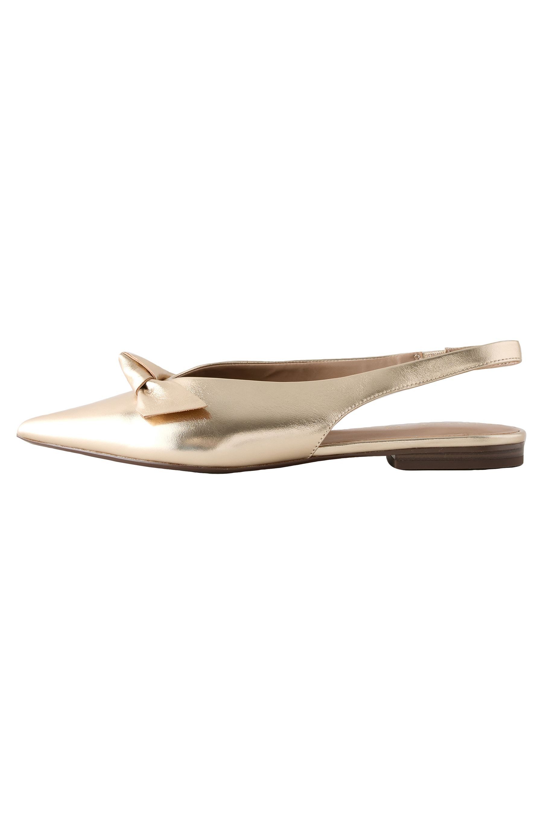 Forever Comfort® flache Slingbacks aus Leder Slingsandale