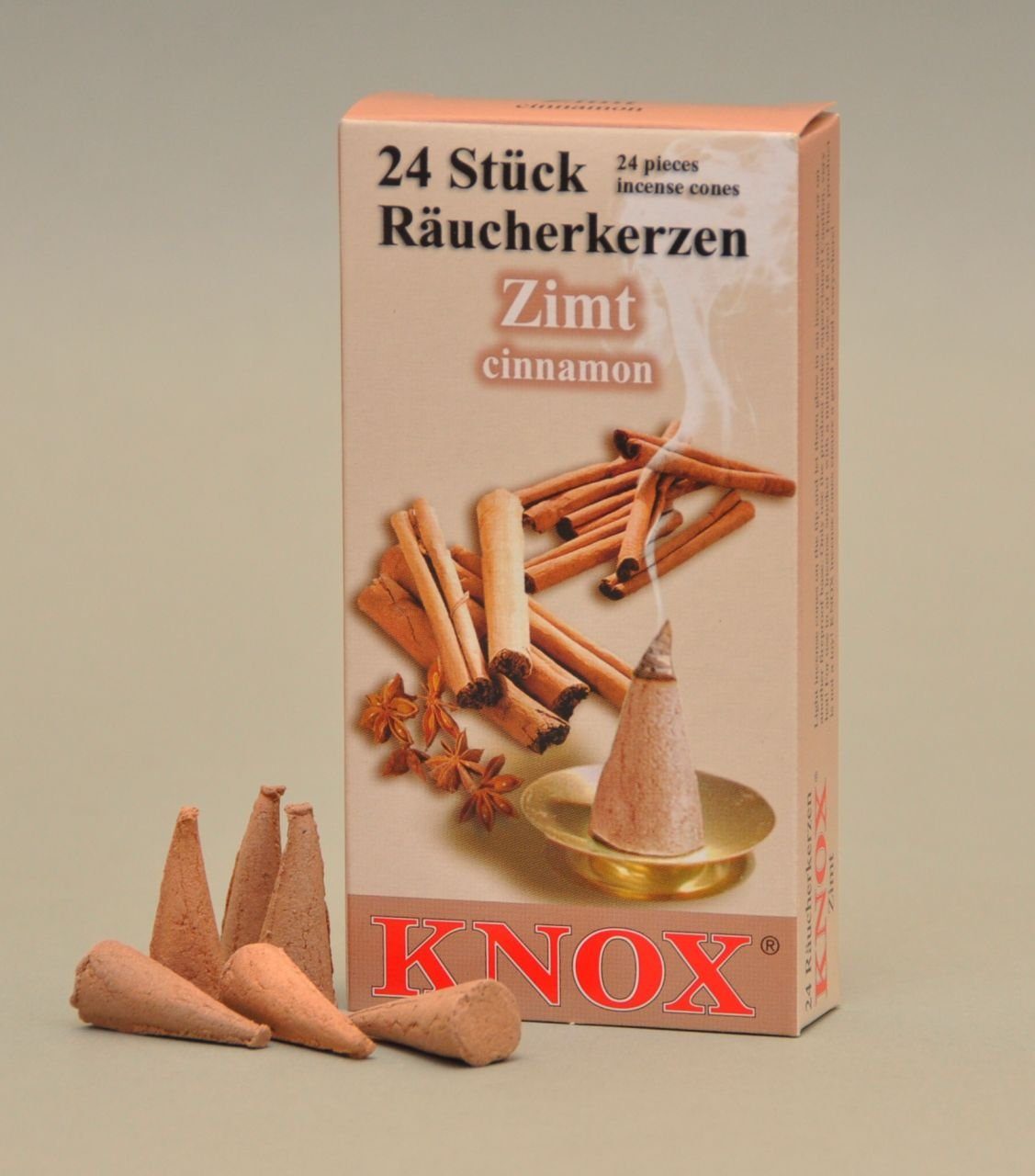 KNOX Stück Zimt - Knox Räucherhaus Räucherkerzen 24