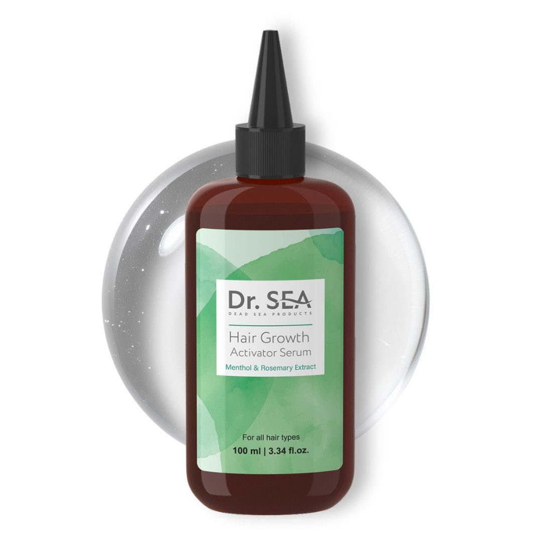 DR. SEA Haarserum Haarwachstum Aktivator Serum Menthol & Rosmarin, Gegen Haarausfall und zur Follikel Stimulation