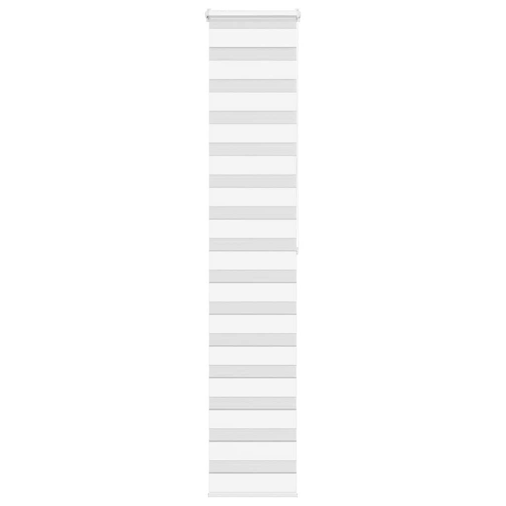 Rollo Doppelrollo Weiß 45x200 cm Stoffbreite 40,9 cm Polyester, vidaXL