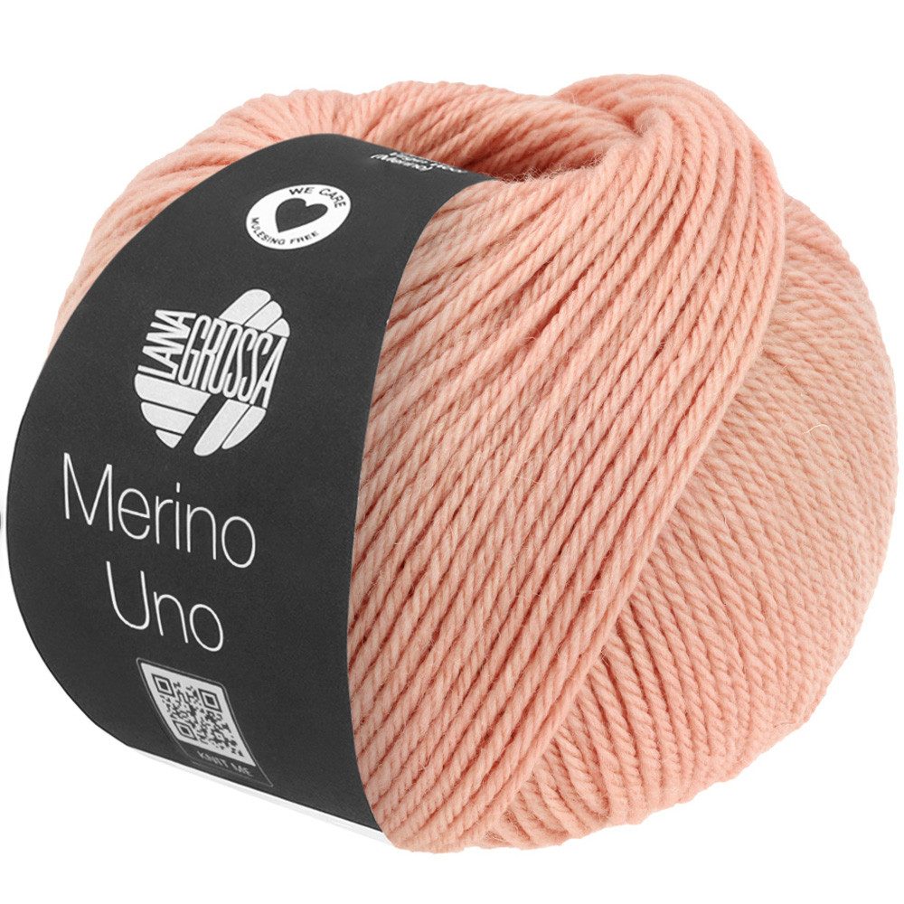 LANA GROSSA MERINO UNO Häkelwolle, 125 m (Extrafeine Merinowolle mit Superwash-Ausrüstung), 50 g